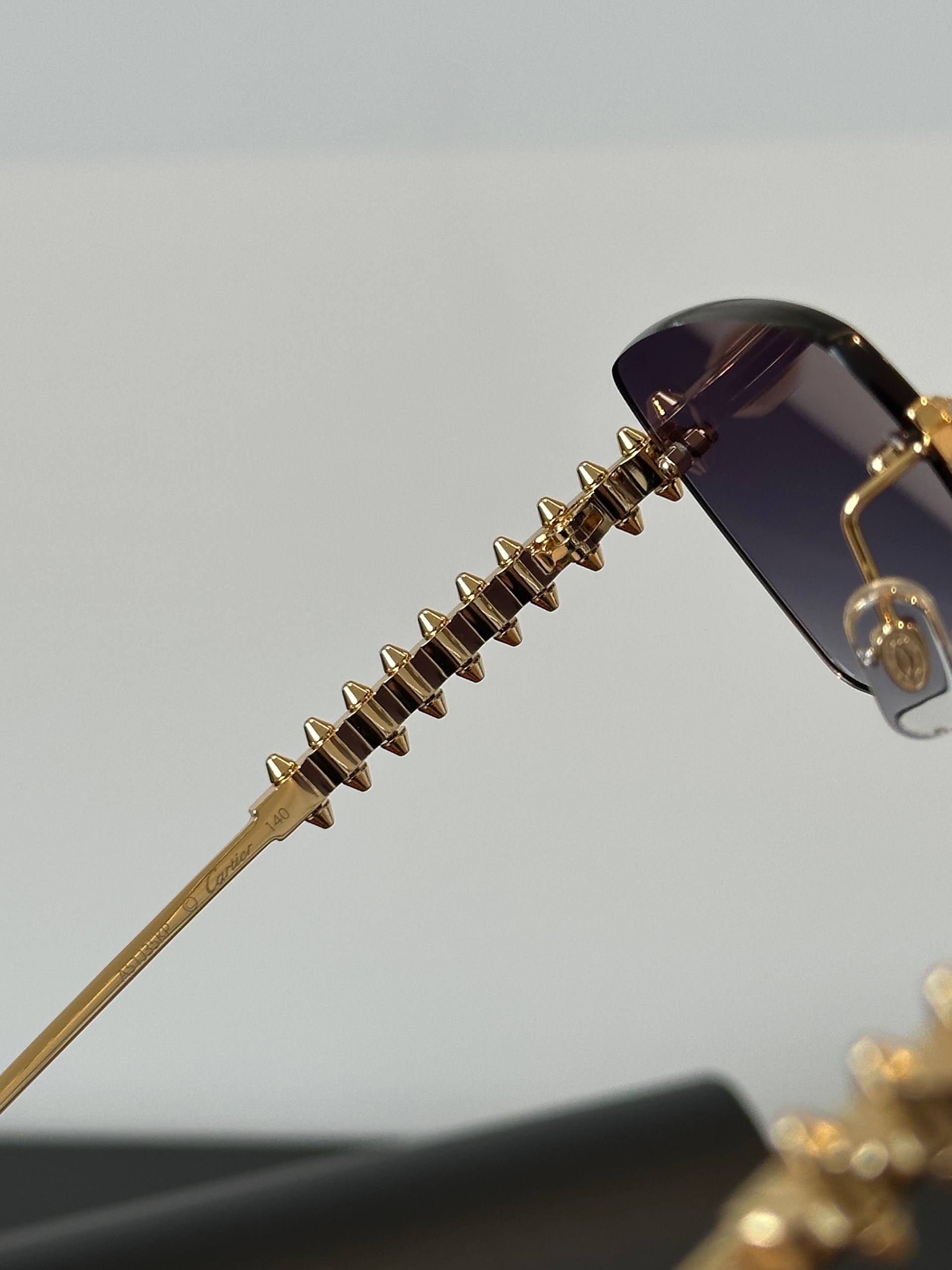 Cartier Panthère de Cartier Rimless Sunglasses