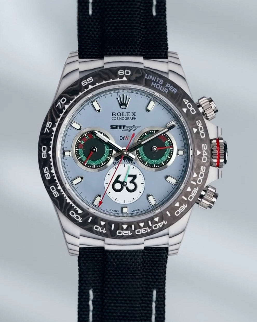 Porsche 911 S/T Rolex Daytona DiW CarboQuartz【1:1 Replica】