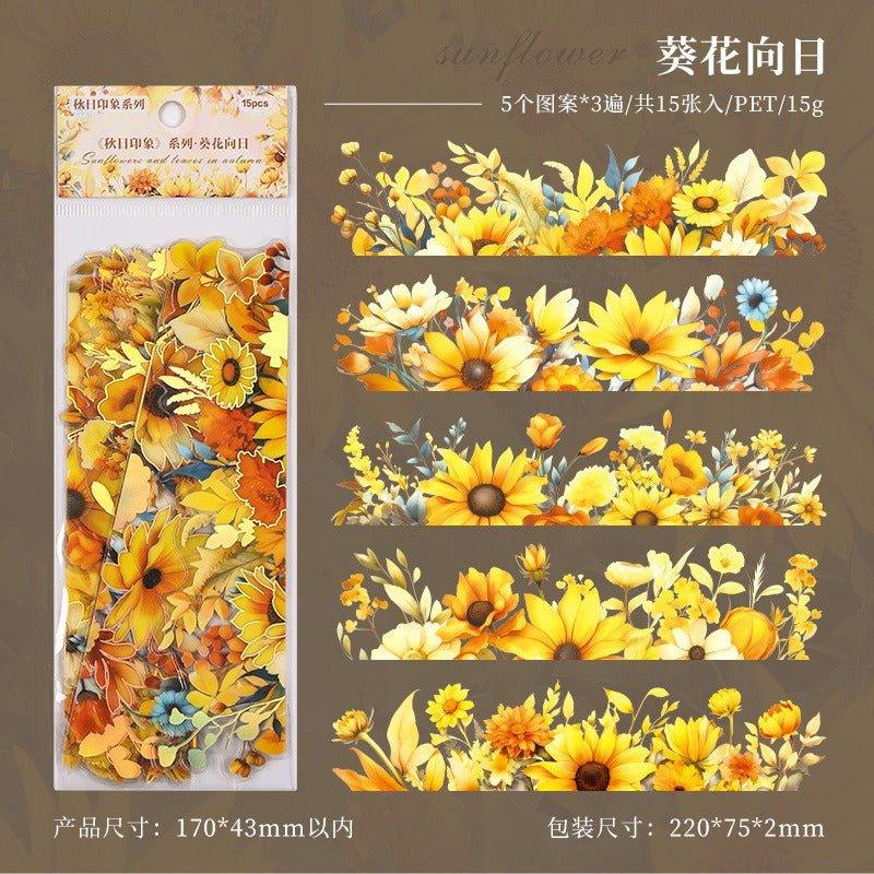 1175 Stamping Stickers Autumn Impression Series