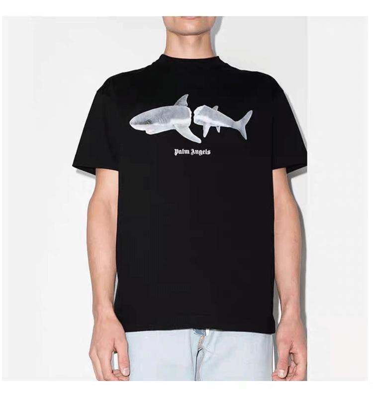 Decapitated shark printed casual tshirt