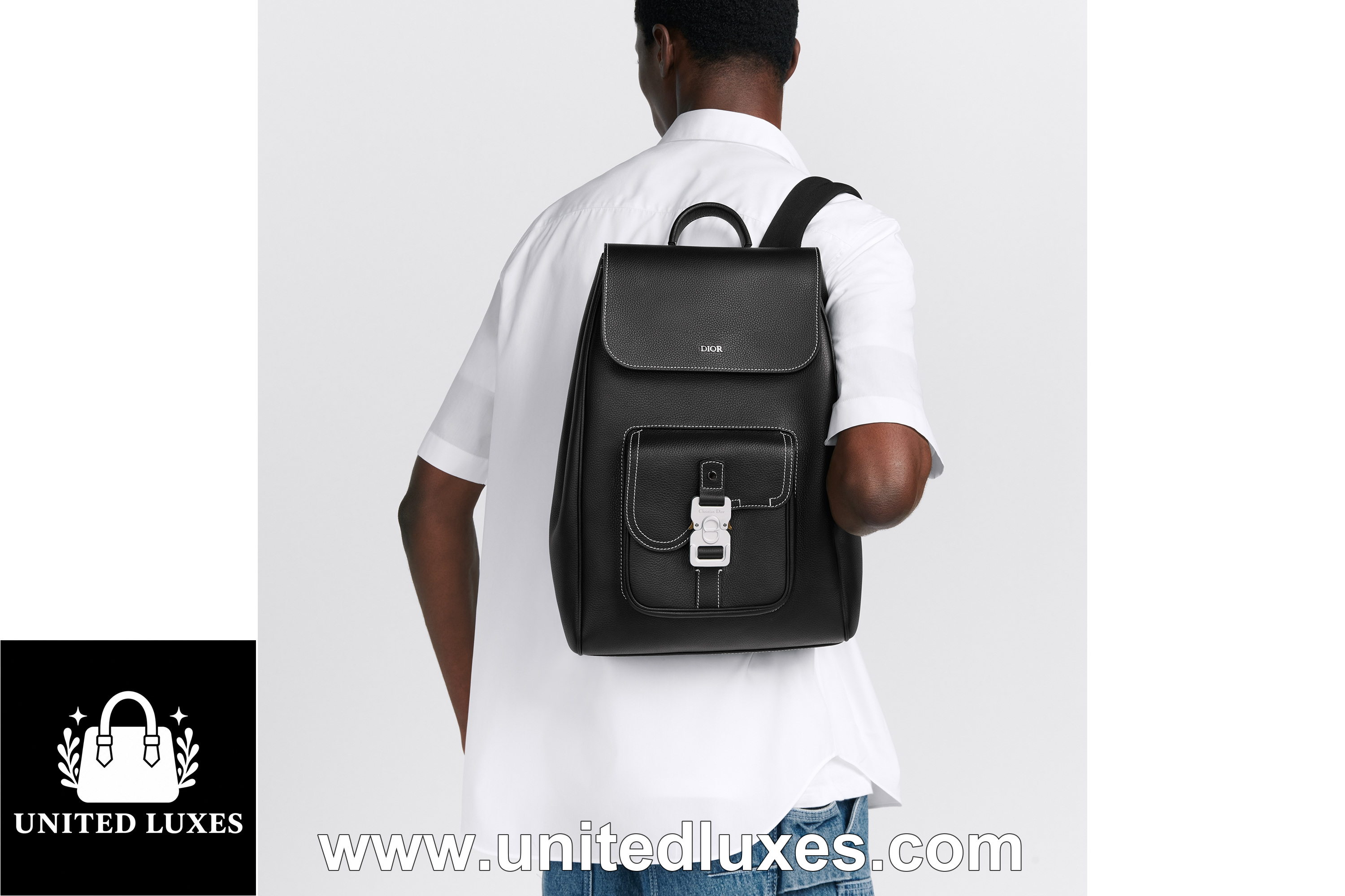 Replica Saddle Backpack with Flap