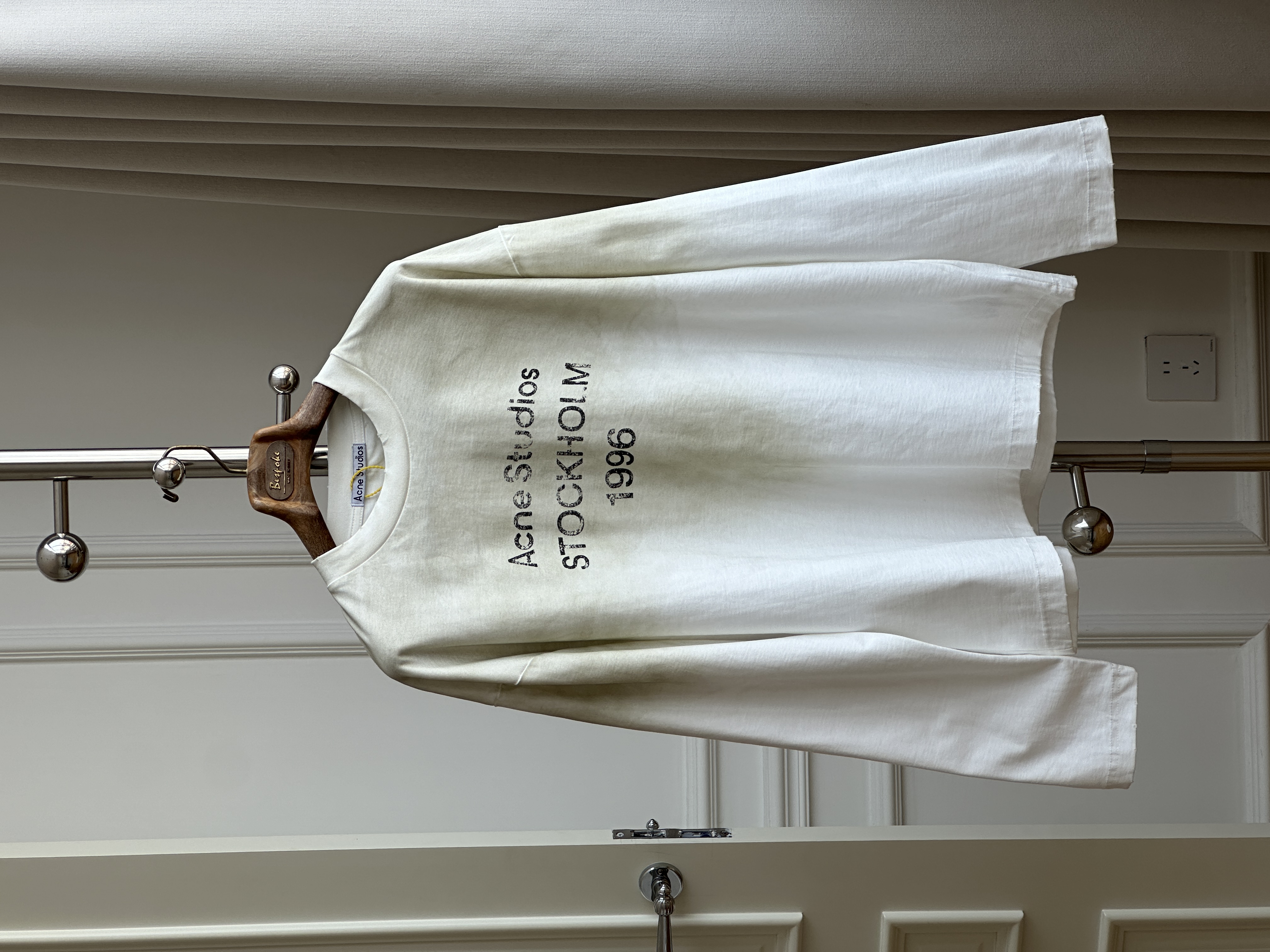 Acne Studios Stockholm 1996 Gradient Vintage Long-Sleeve T-Shirt