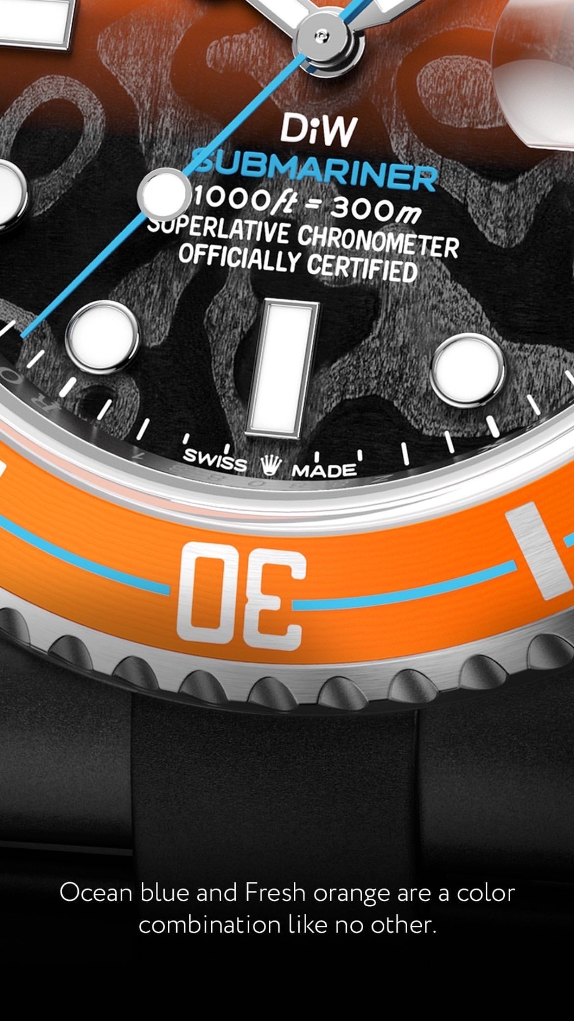 DiW Rolex Submariner PERSIMMON【1:1 Replica】