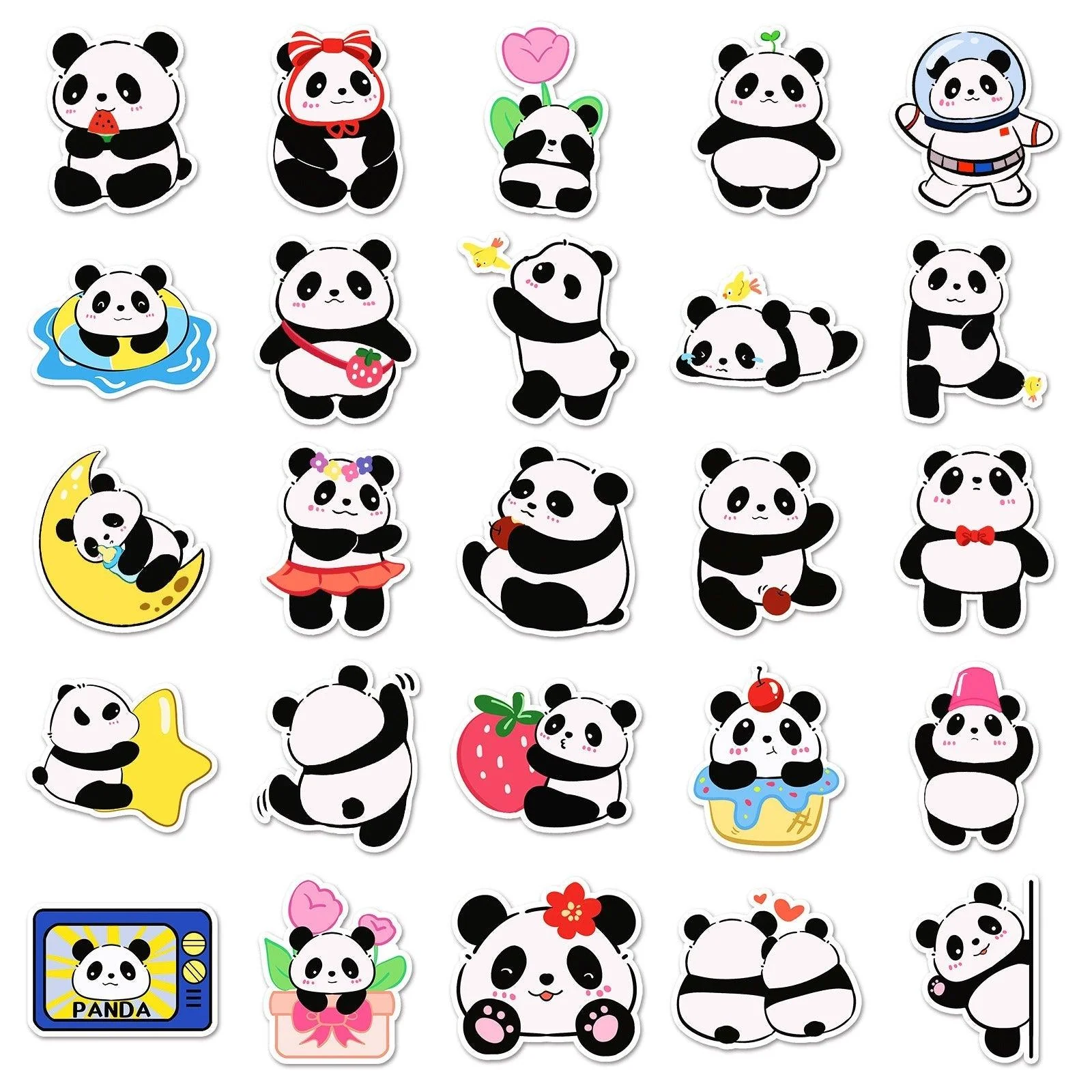 1046（50 Panda Stickers）
