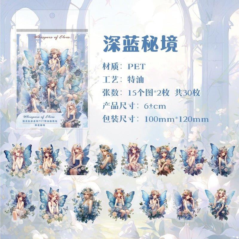 1136 PET Special Oil Sticker Pack Elf Whispering Series