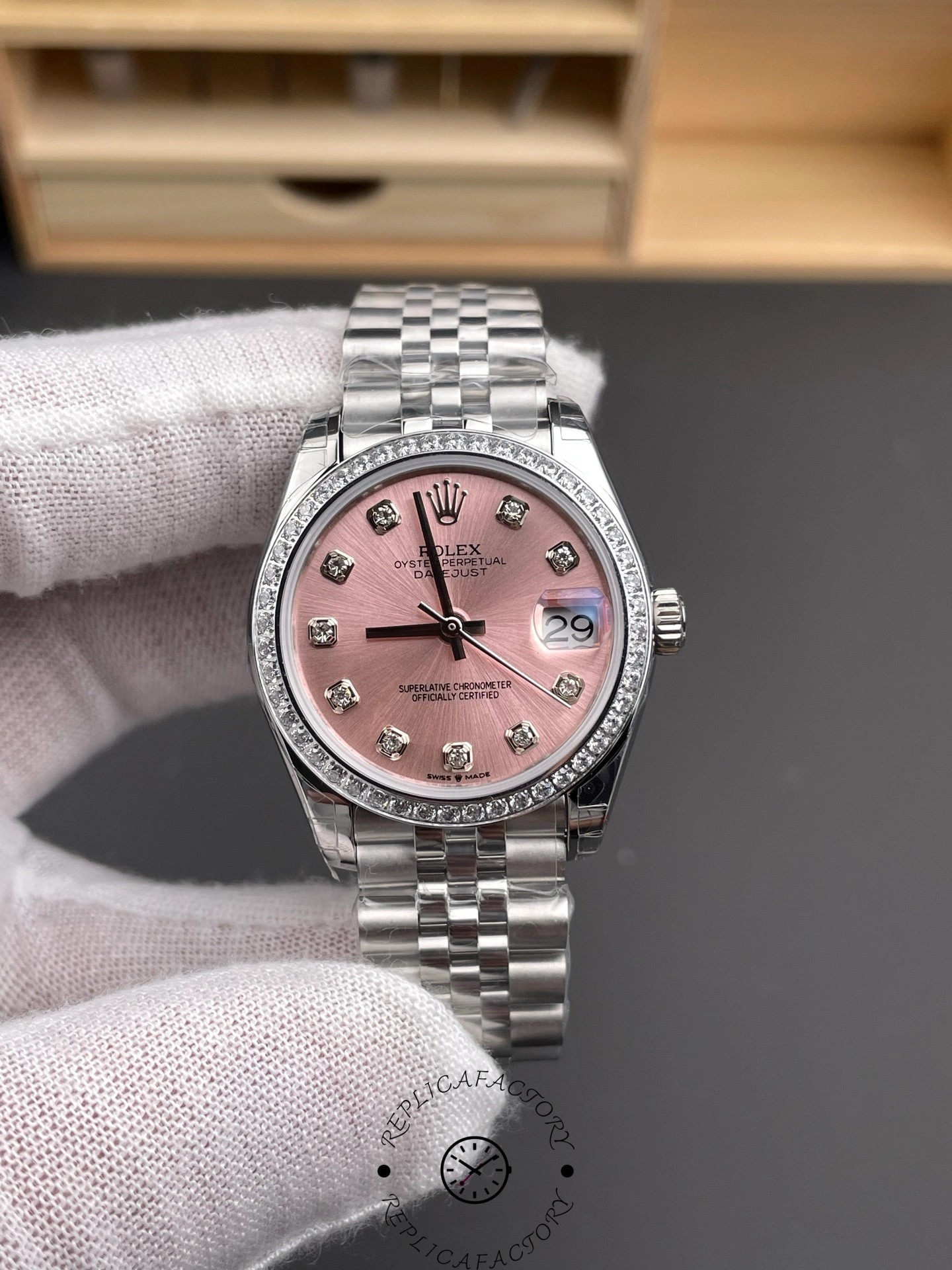 Rolex Datejust 31 m278384rbr 0036 Lady Watch
