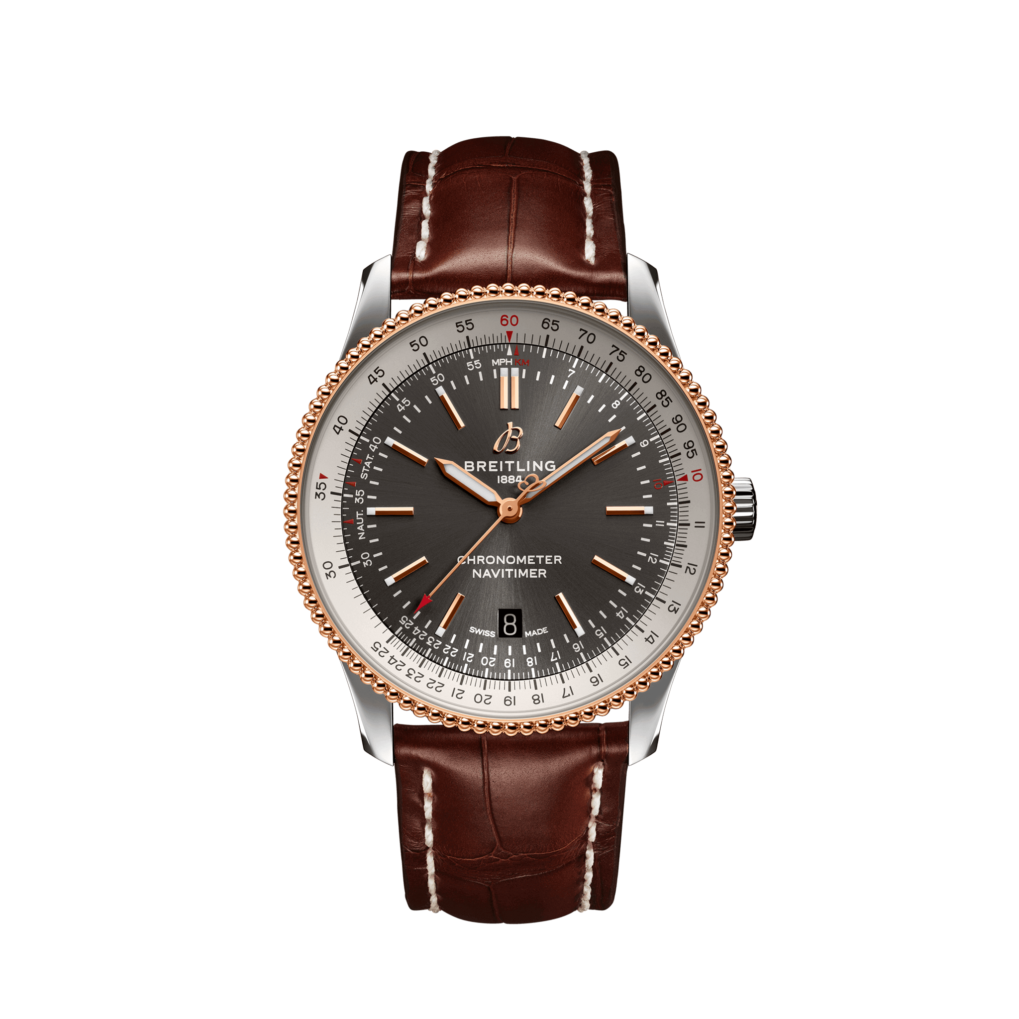 Breitling Navitimer Automatic 41 Steel and Gold U17326211M1P2【1:1 Replica】