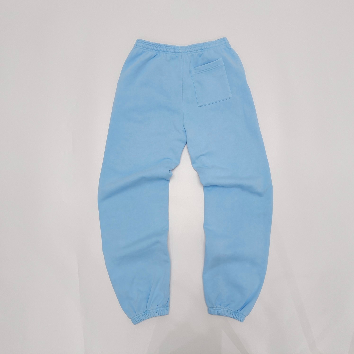 1:1 Best Quality Letters Pants Sky Blue Color