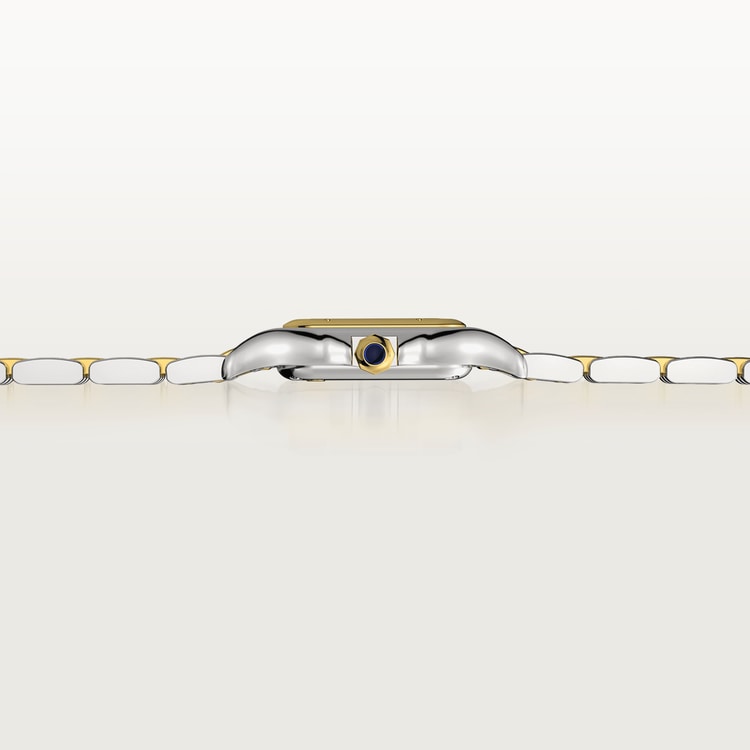 PANTHÈRE DE CARTIER WATCH Small model, quartz movement, yellow gold, steel【1:1 Replica】