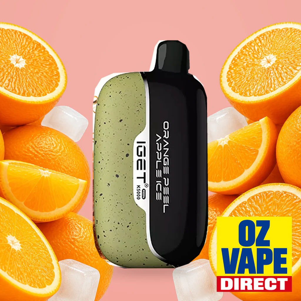 Orange peel apple ice