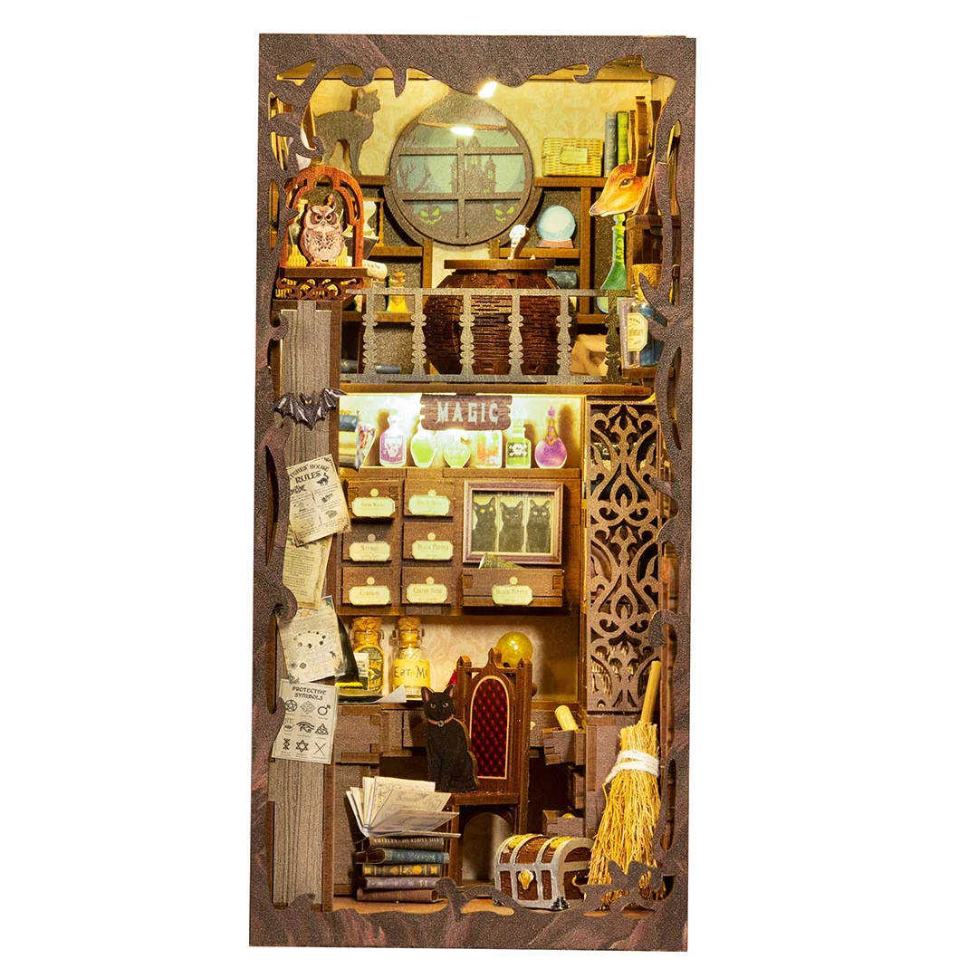 Magic Pharmacist 3D Wooden Puzzle Book Nook Kit