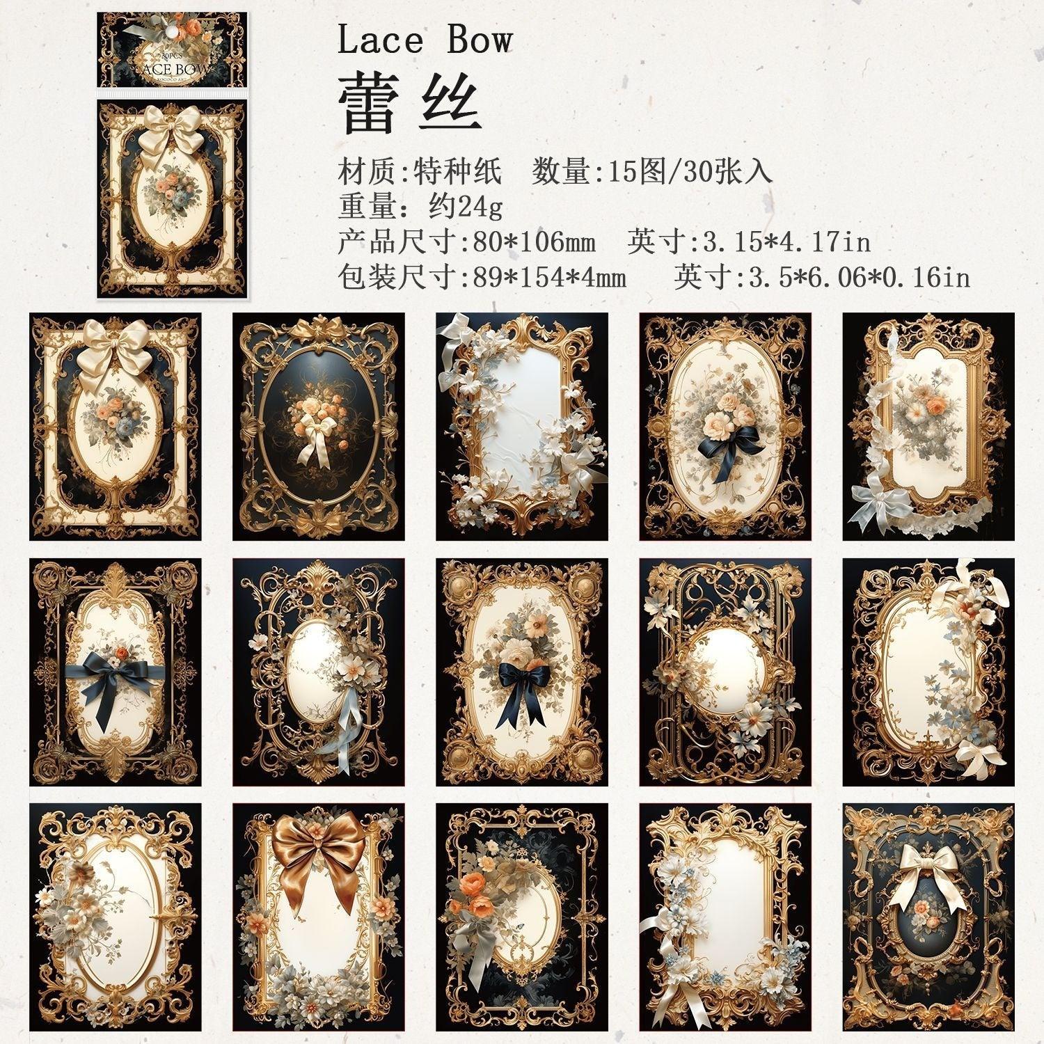 2073 Material Paper Rococo Art Series