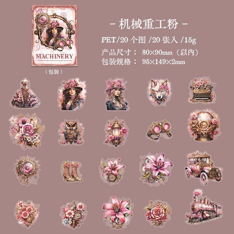 1029  Mechanical Experiment Station Series Stickers