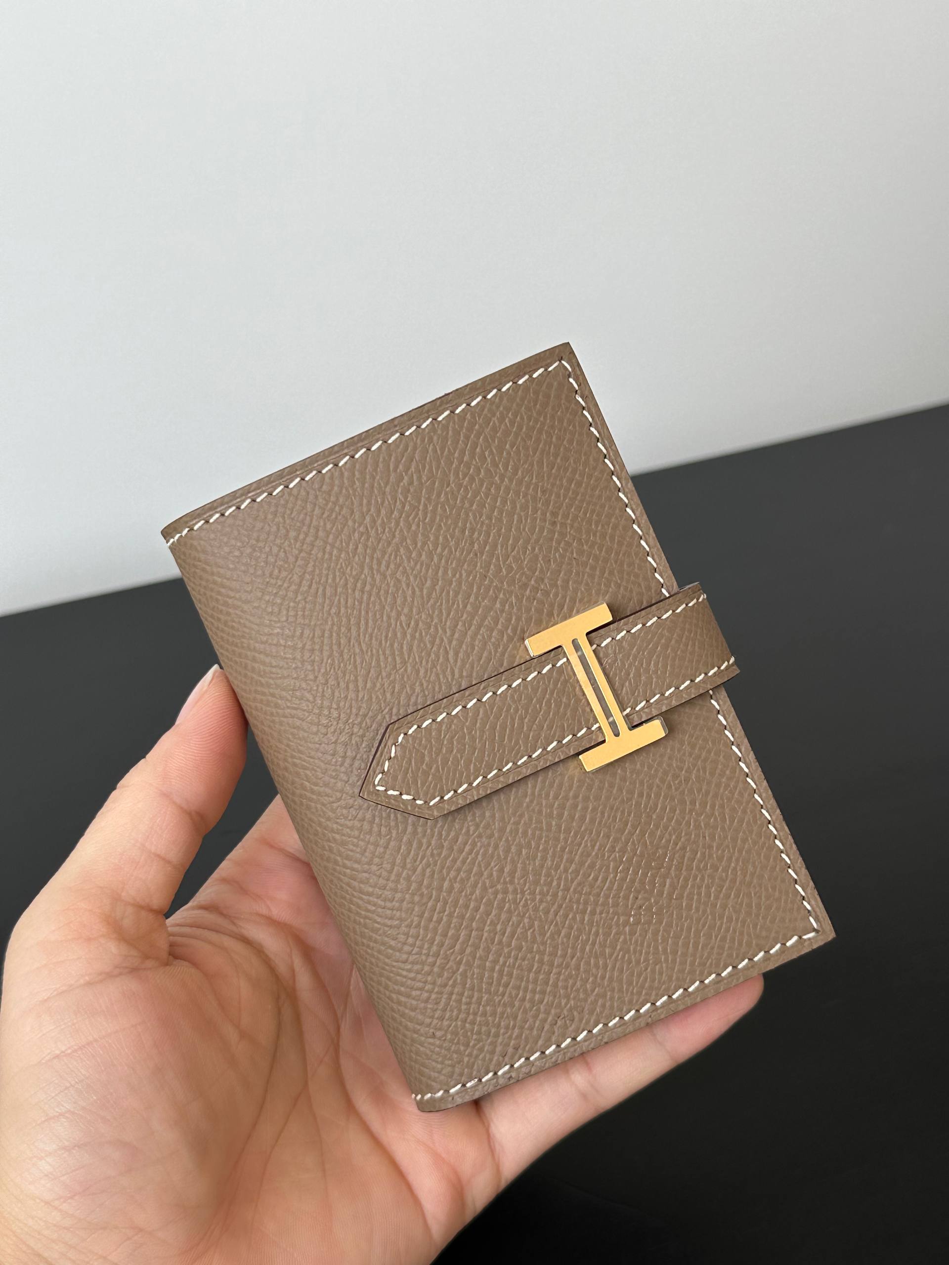 Hermès Bearn Compact H-Buckle Bifold Wallet
