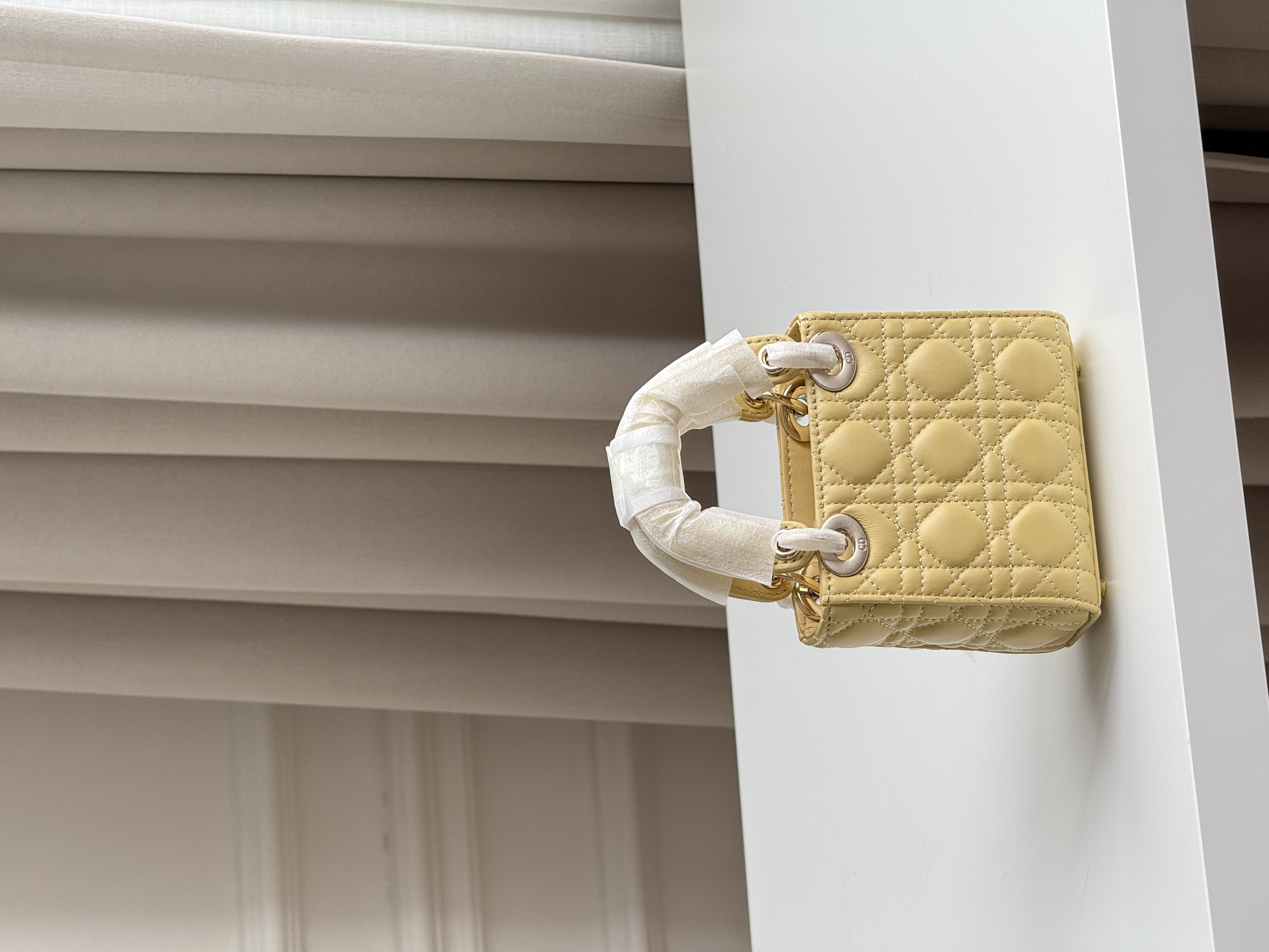 Dior Lady Dior Micro / Mini Tote (3-Grid)