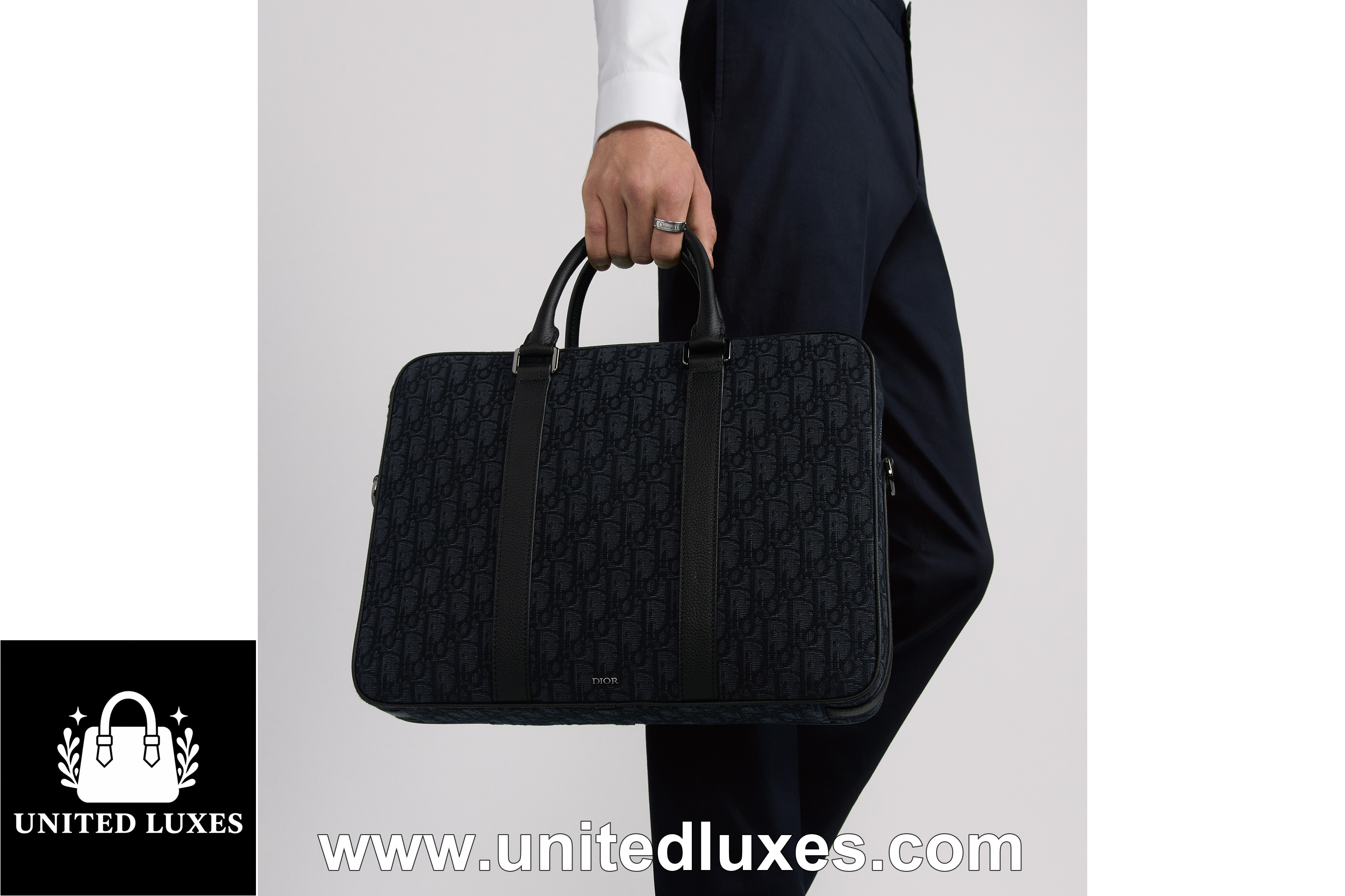 Replica Zipped Briefcase