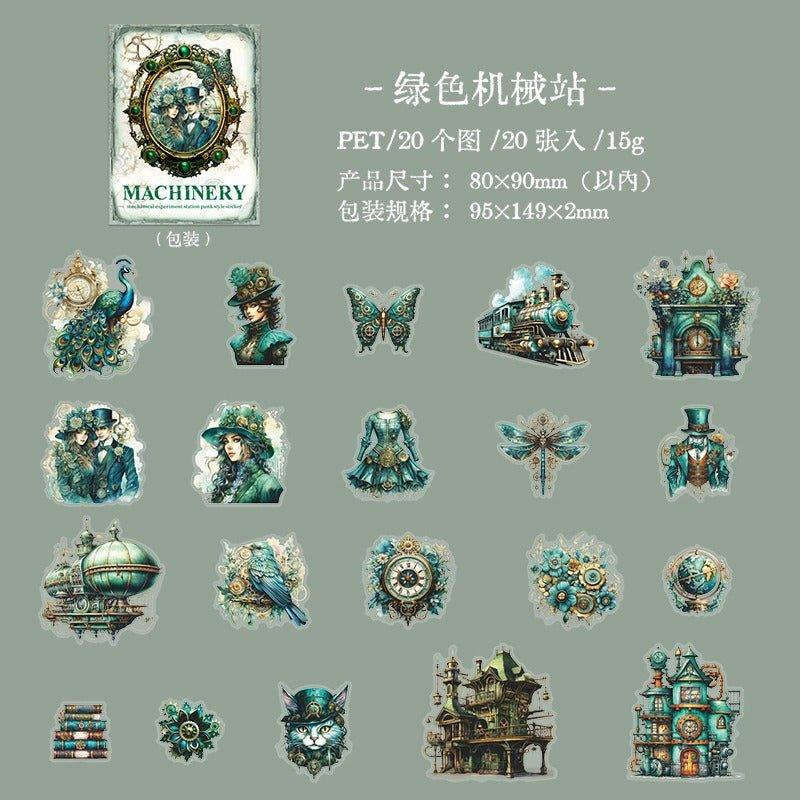 1029  Mechanical Experiment Station Series Stickers