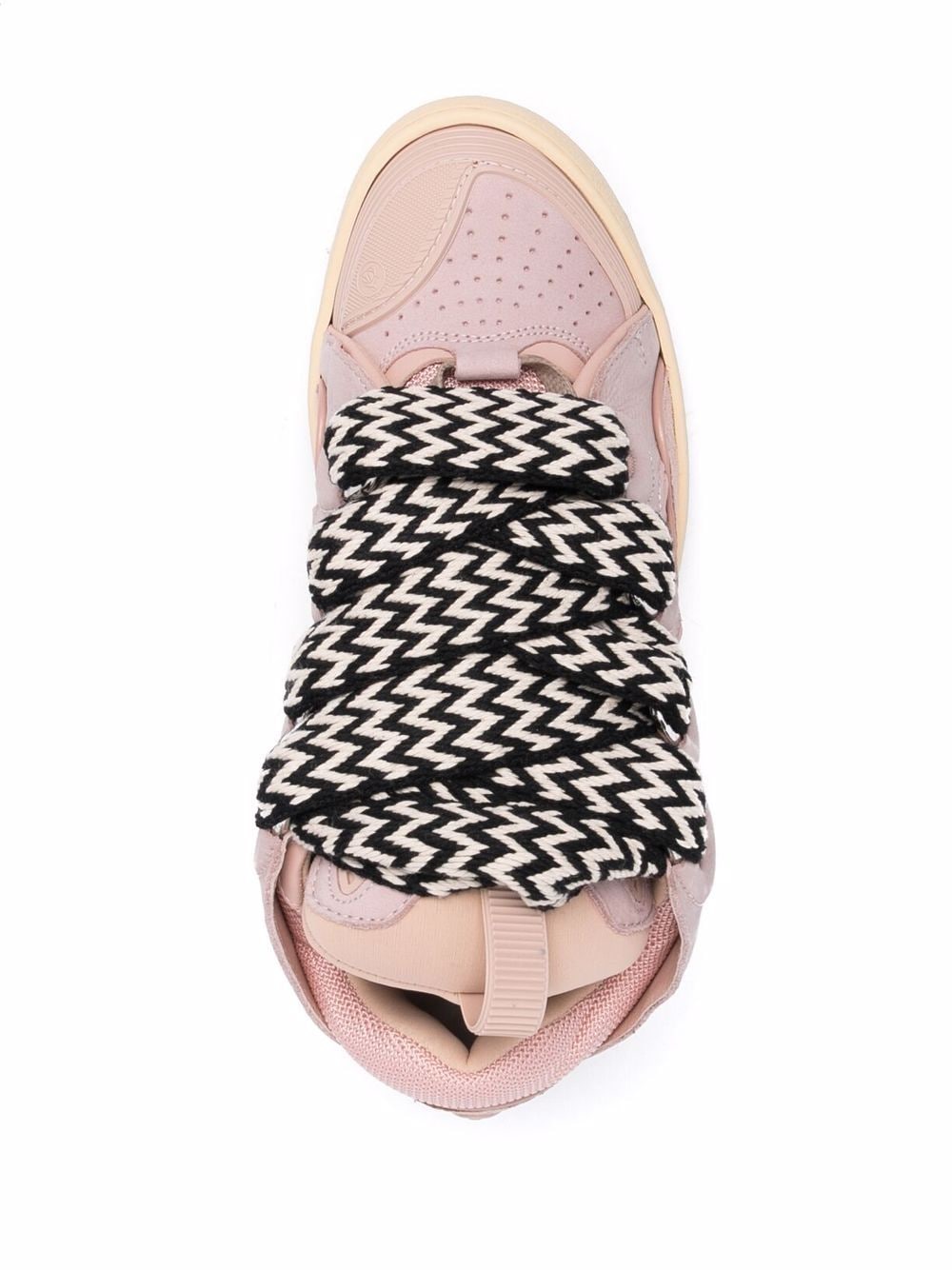 Lanvin LEATHER CURB SNEAKERS