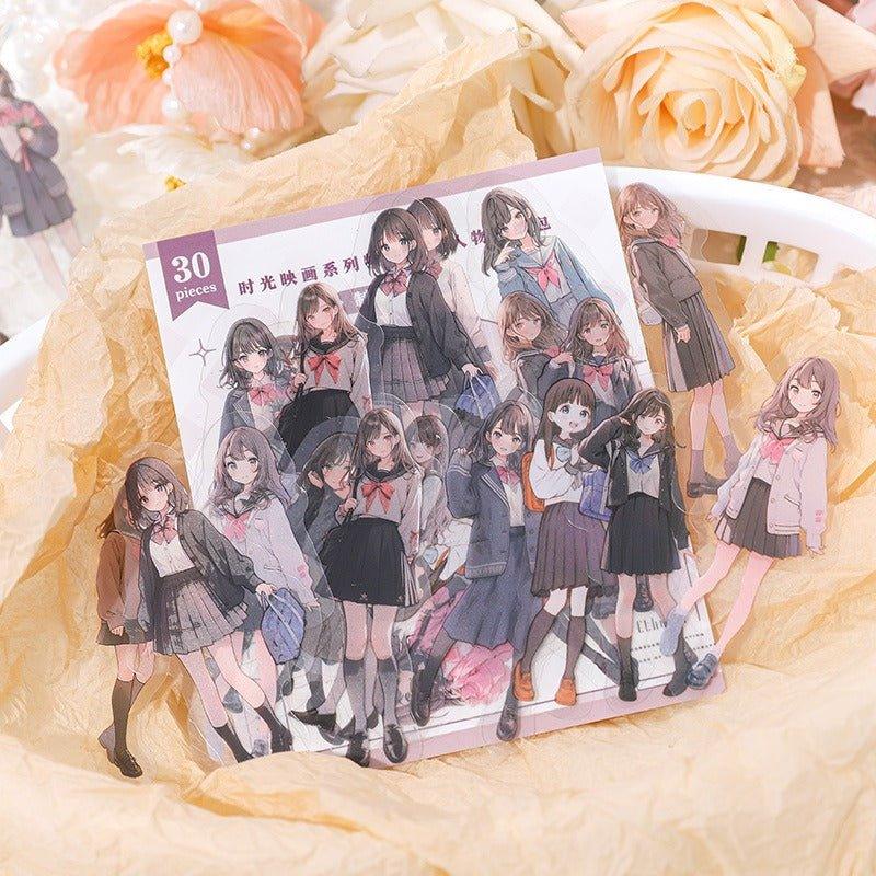 1106 Pet Character Sticker Pack Time Reflections Collection