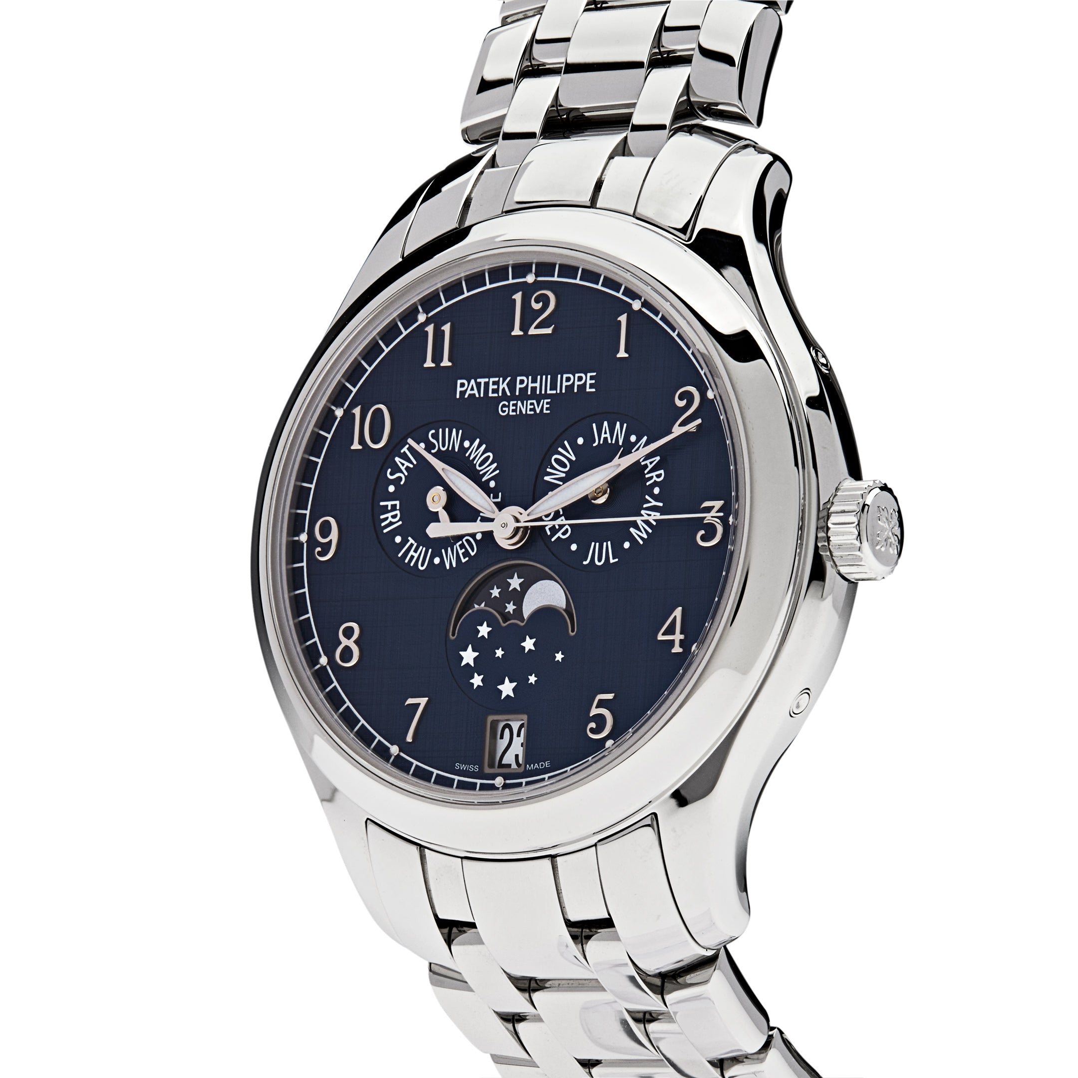 Patek Philippe Complications Annual Calendar Moon Phases 4947/1A-001【1:1 Replica】