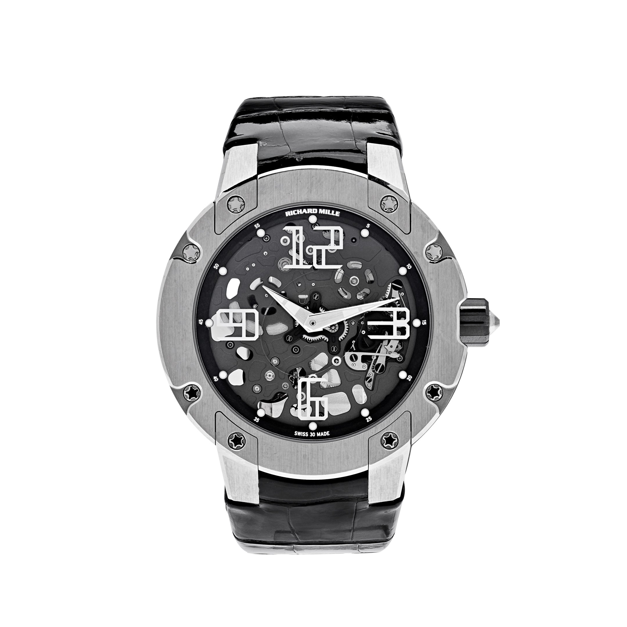Richard Mille Automatic Winding Extra Flat Titanium RM033【1:1 Replica】