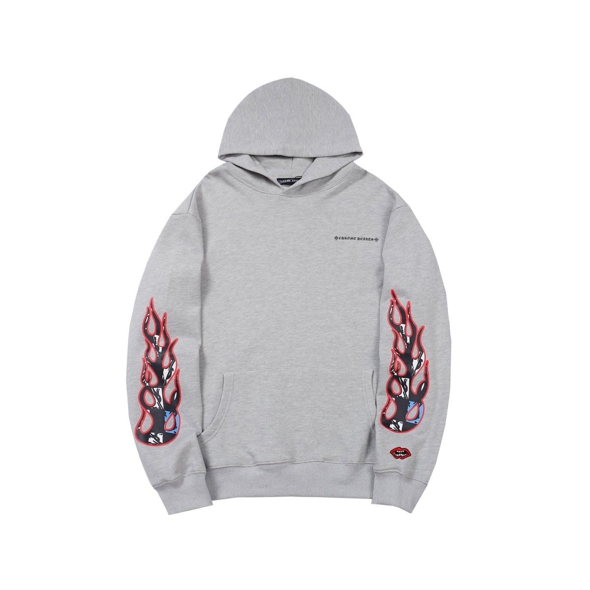 CH Black Full Doodle Hoodie Grey Color