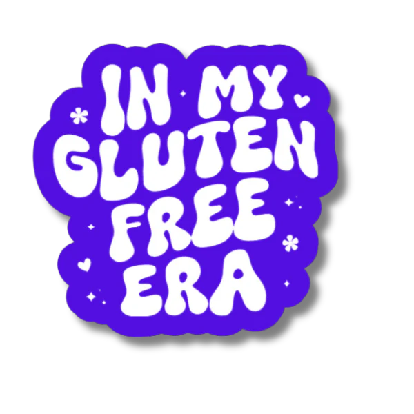 In My Gluten Free Era Sticker (Indigo Dream)