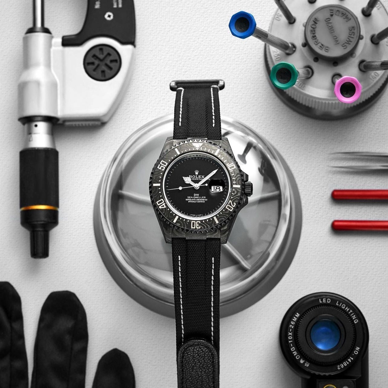 NTPT Carbon DiW Rolex Sea Dweller GHOST【1:1 Replica】
