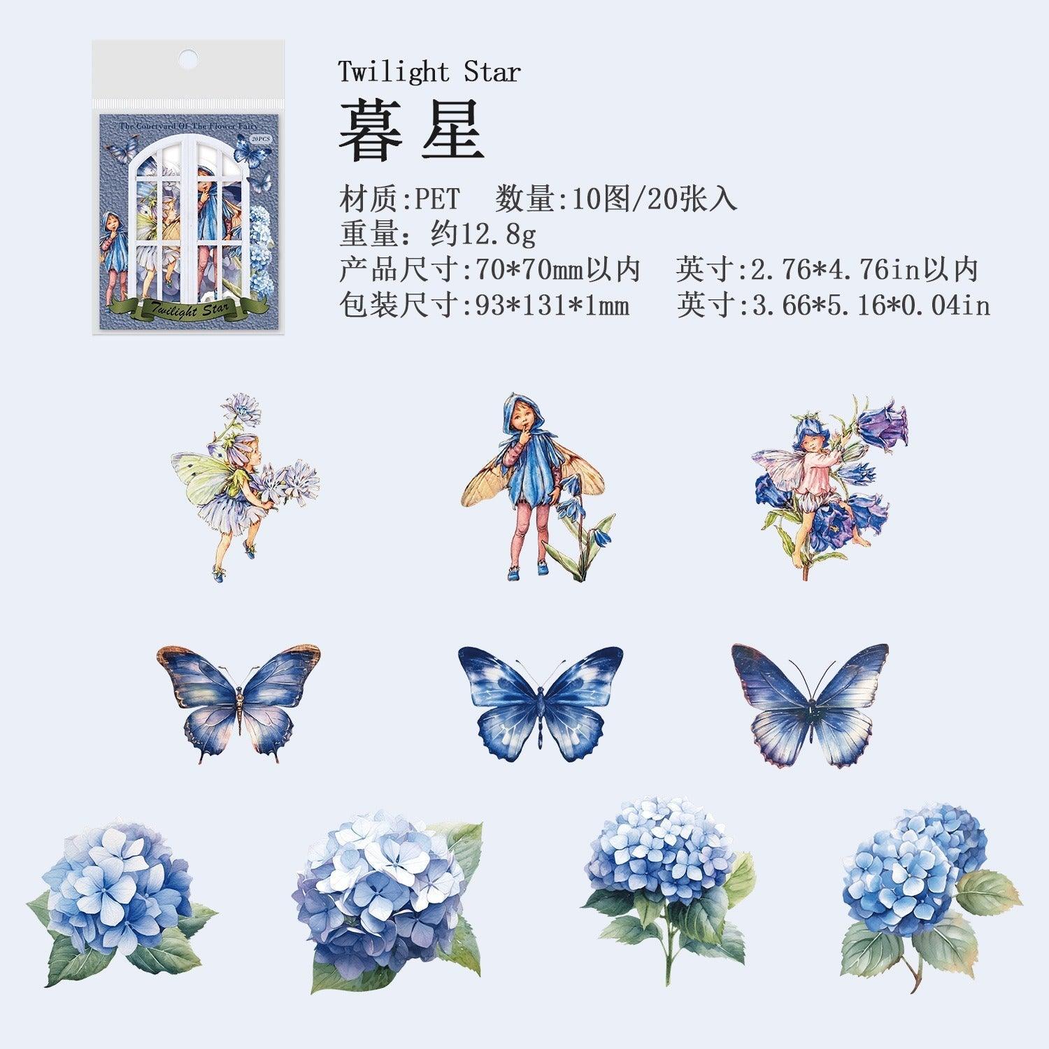 1118 Stickers Flower Fairy Garden Series