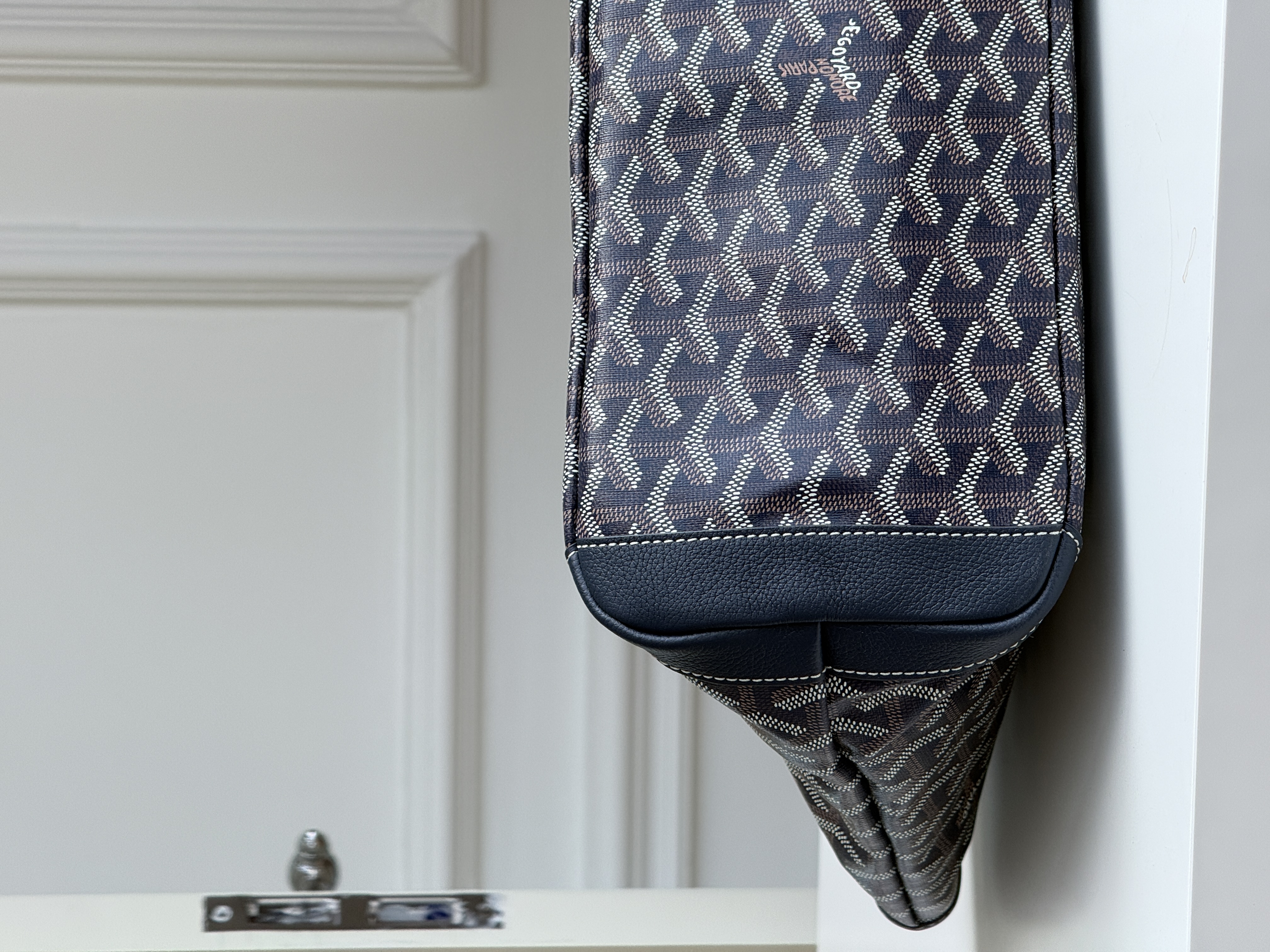 Goyard Saint Louis Navy Tote Bag
