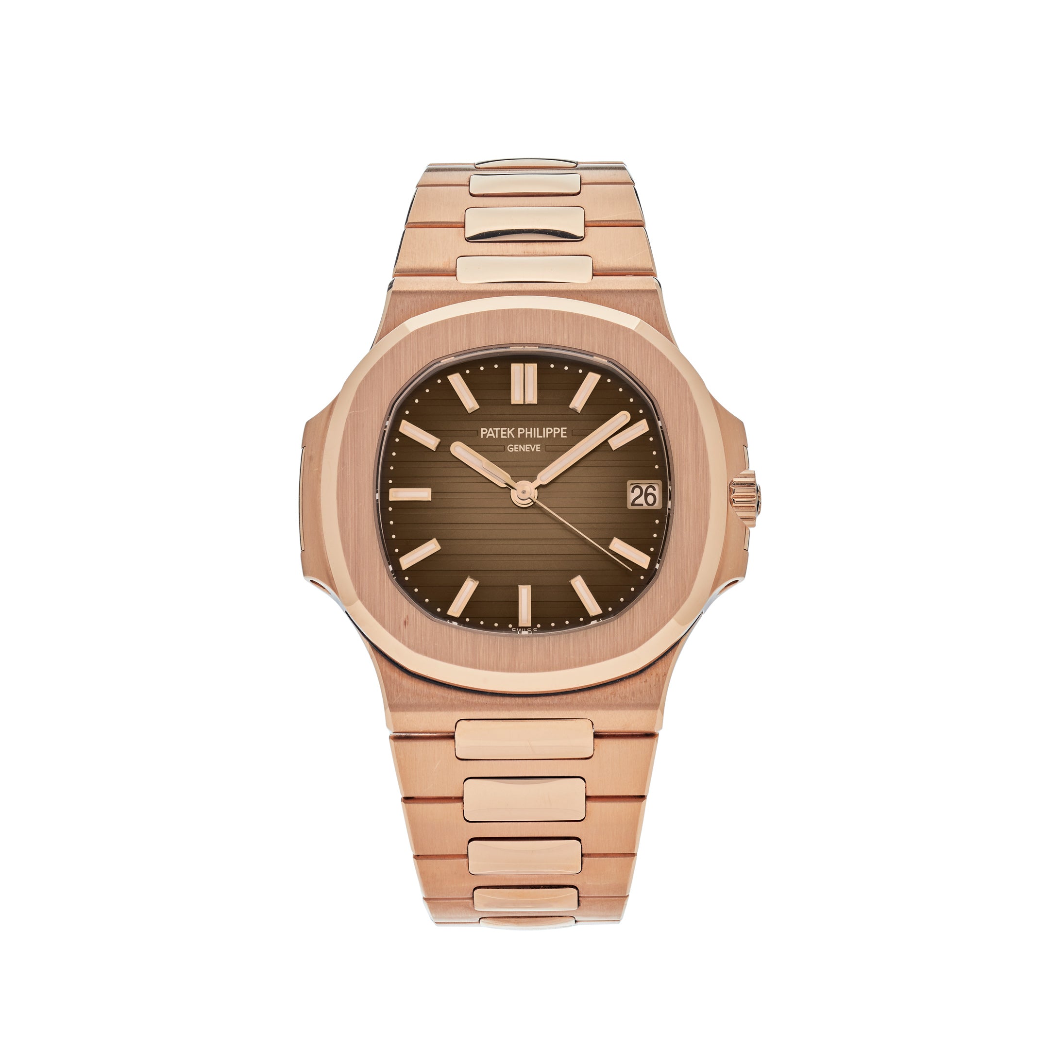 Patek Philippe Nautilus Rose Gold Chocolate Dial 5711/1R【1:1 Replica】