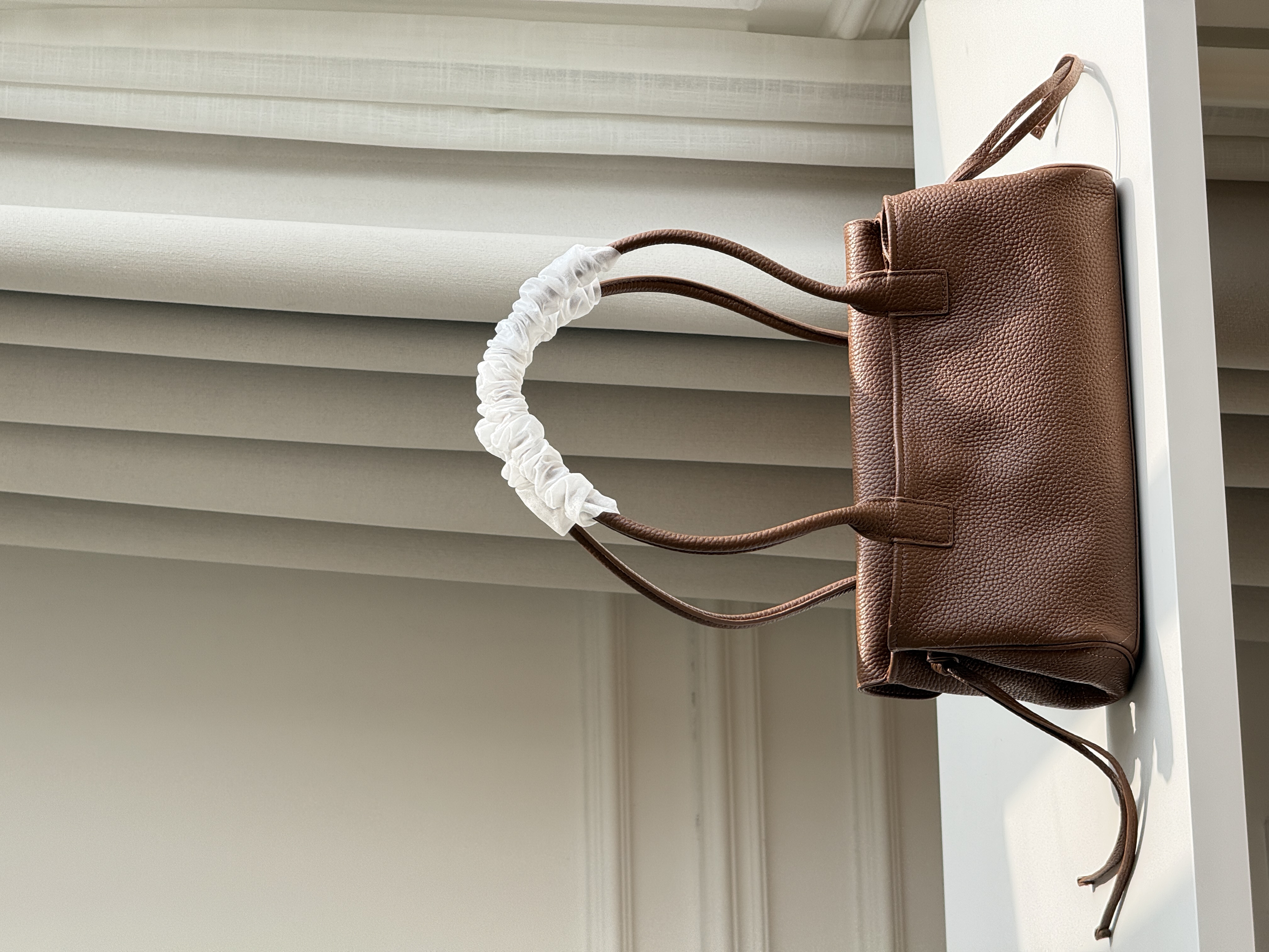 Chanel Vintage Caviar Drawstring Kelly Tote
