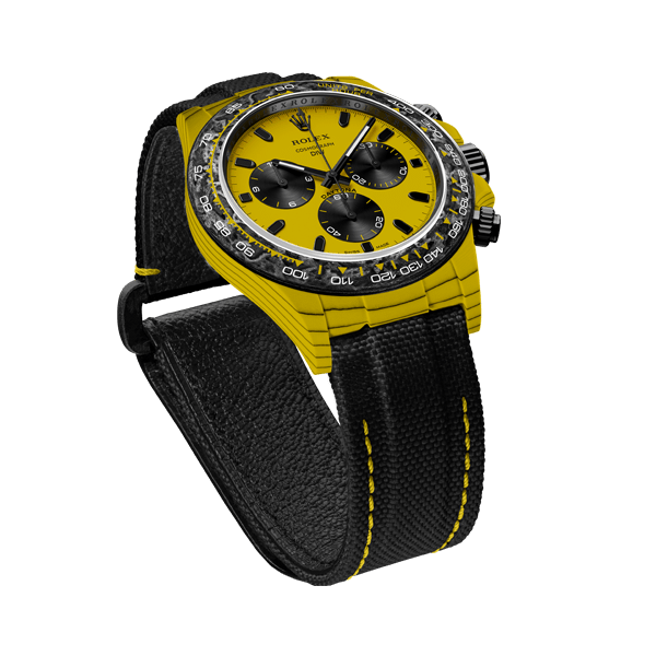 ROLEX Diw Daytona carbon bumblebee 40mm quartz fiber【1:1 Replica】