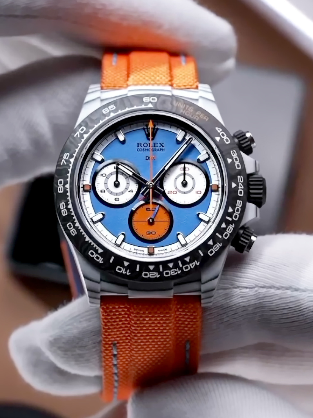 Quartz Fiber Rolex DiW Daytona VELOCE【1:1 Replica】