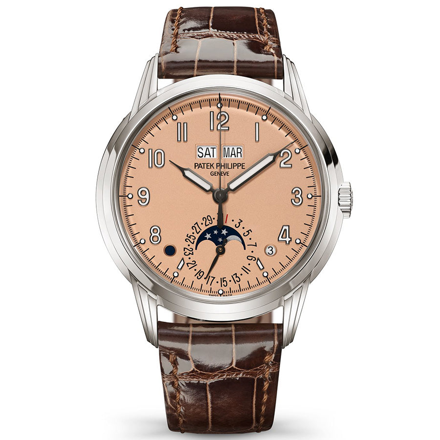 Patek Philippe Grand Complications Perpetual Calendar 40mm 5320G Salmon Dial【1:1 Replica】