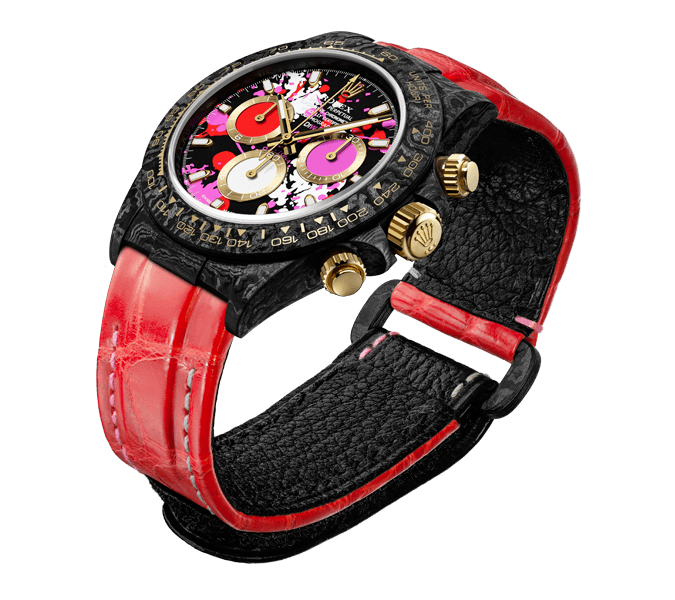 ROLEX Diw Daytona motley red 40mm oyster black【1:1 Replica】