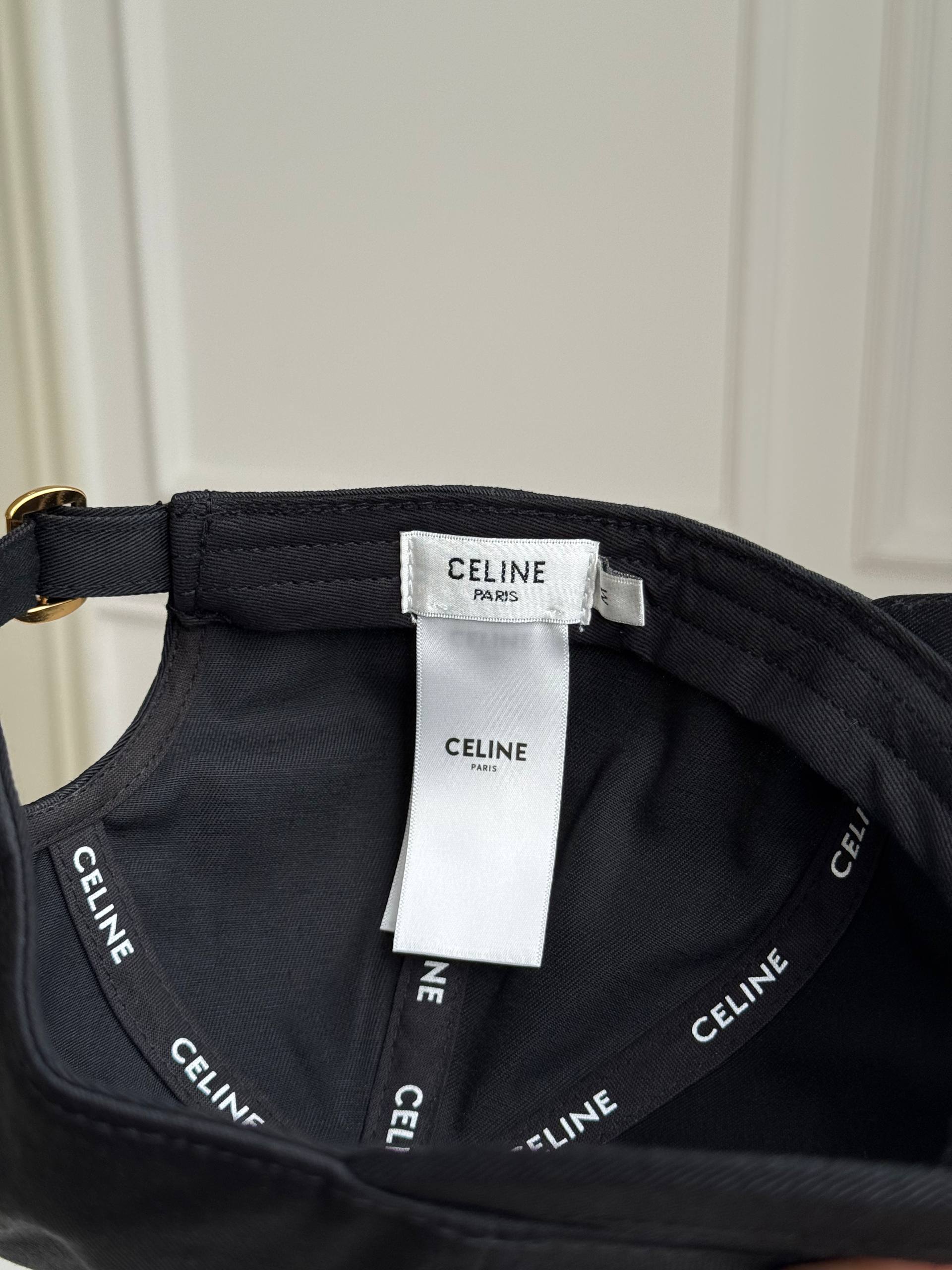 Celine Triomphe Embroidered Baseball Cap