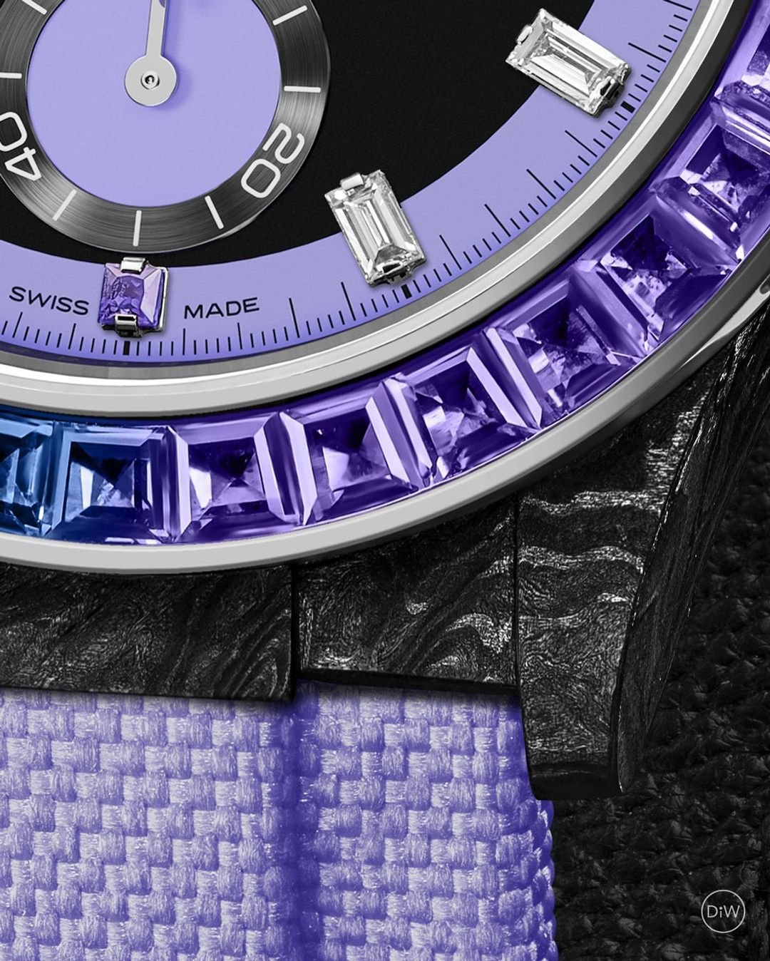 Rolex DiW Daytona RAINBOW VIOLET【1:1 Replica】