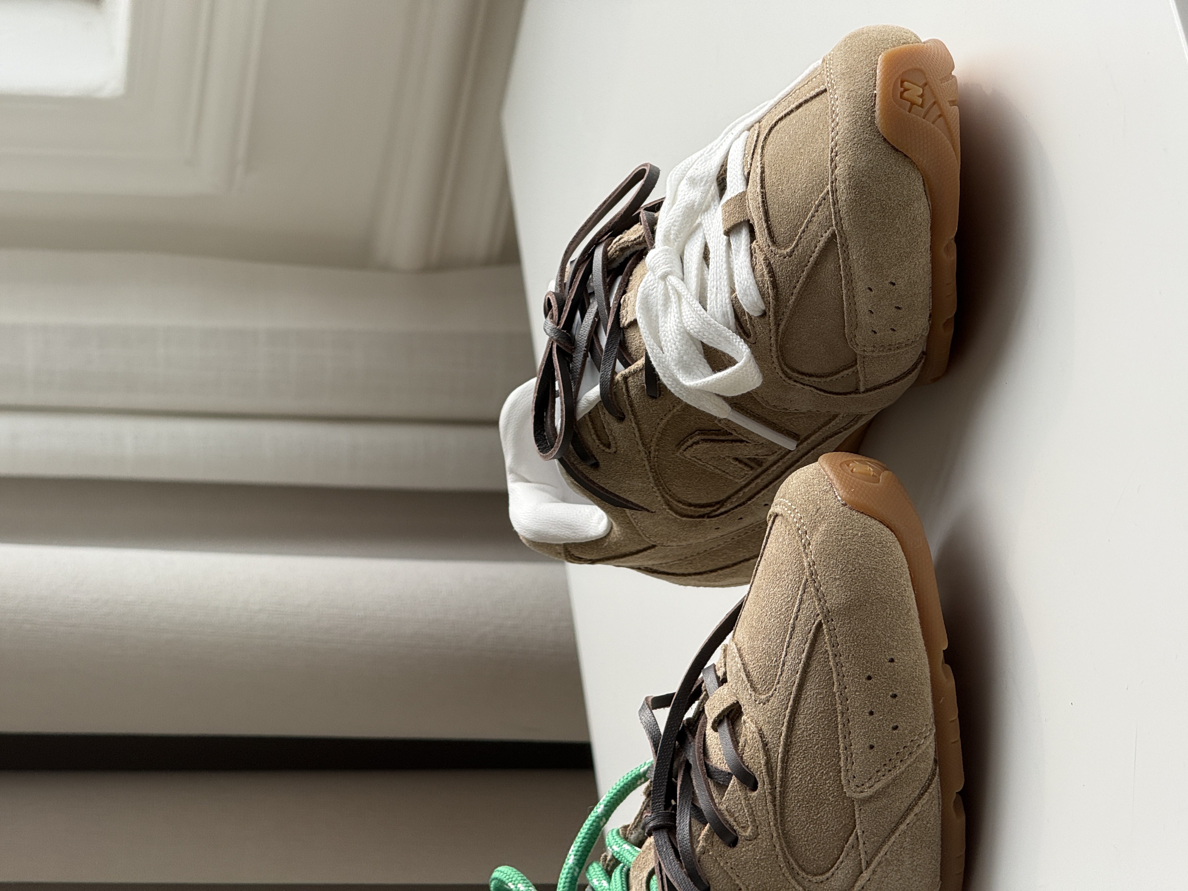 Miu Miu x New Balance 530 SL Suede Sneakers