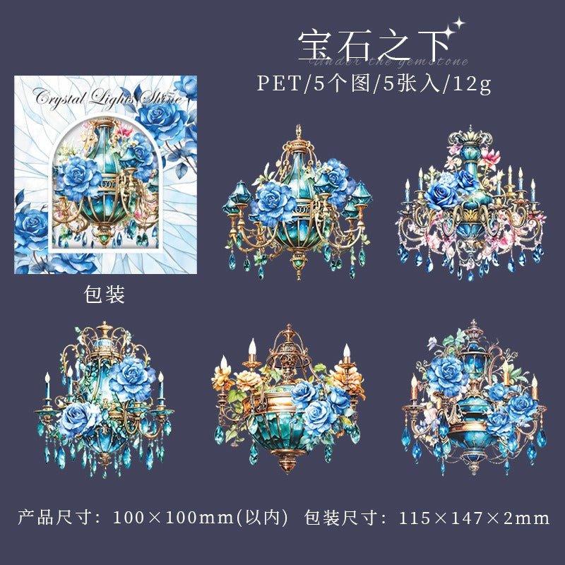 1111 Sticker Pack Crystal Light Shadow Series