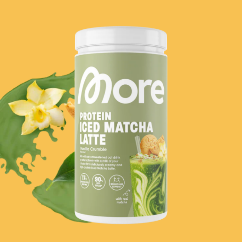More Protein Iced Matcha Latte