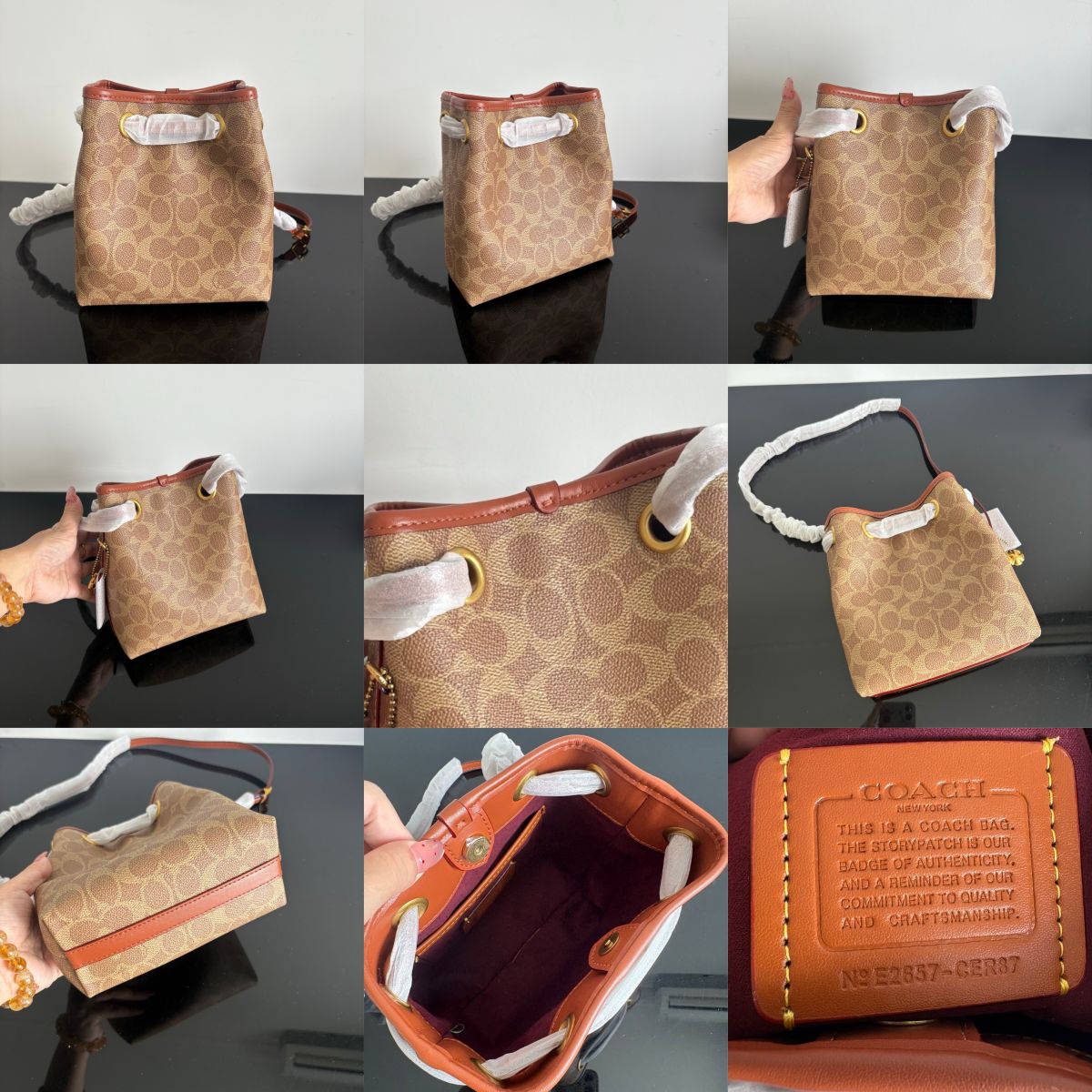 Women Handbag CES62 CER87 Bucket Chain Bag