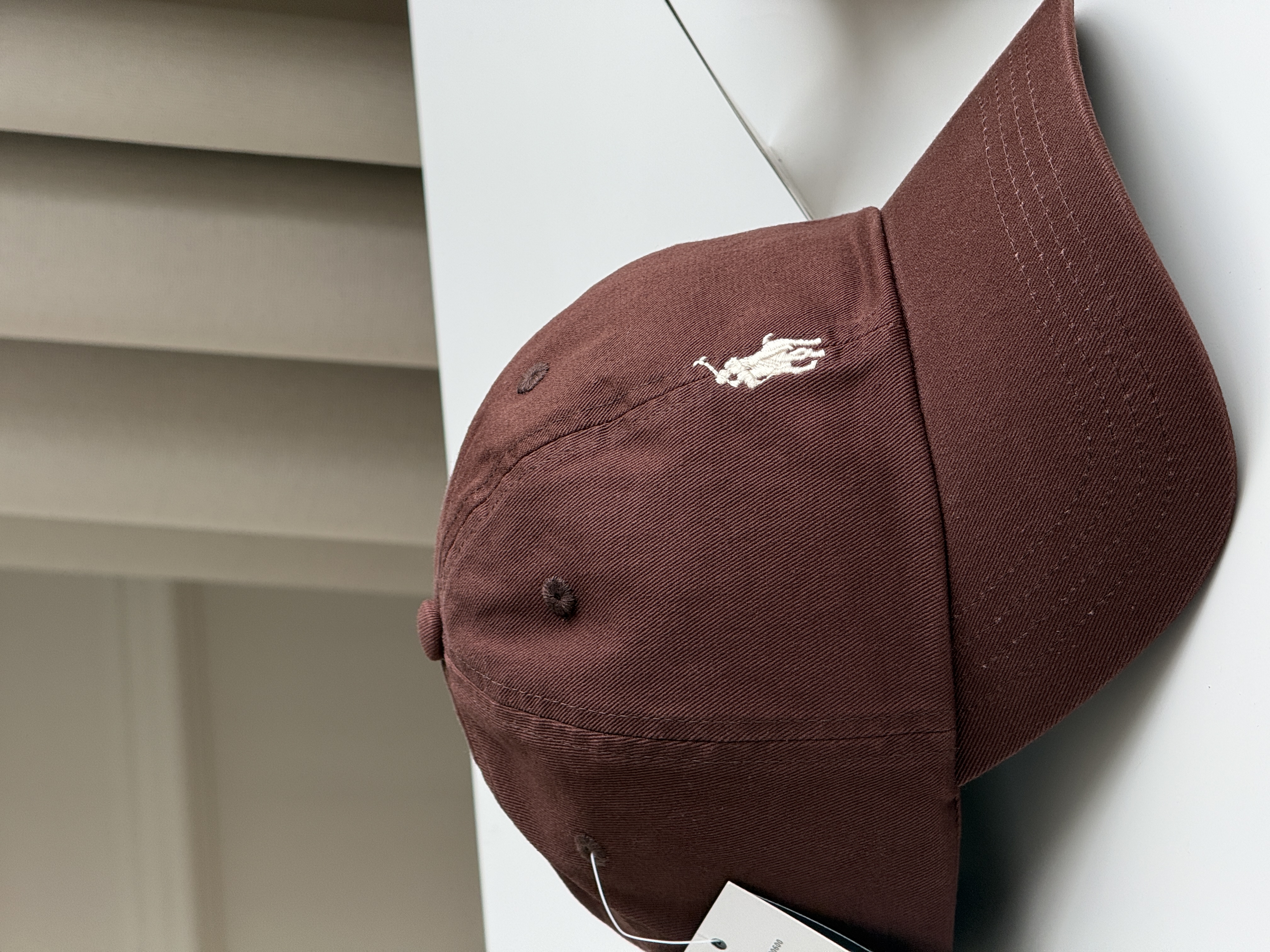 Ralph Lauren Pony Embroidery Washed Cotton Soft Top Baseball Cap