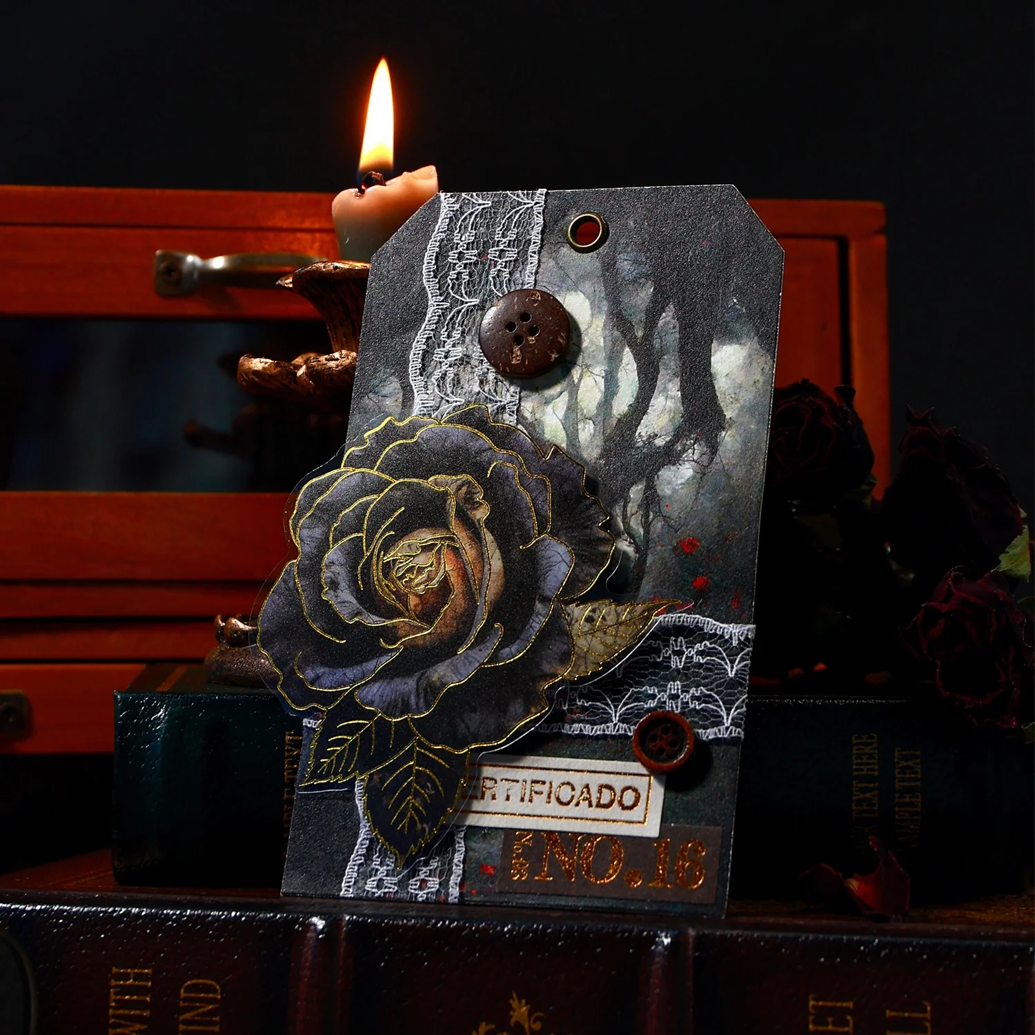 2192 Gothic Waltz Series DIY Planner Paper