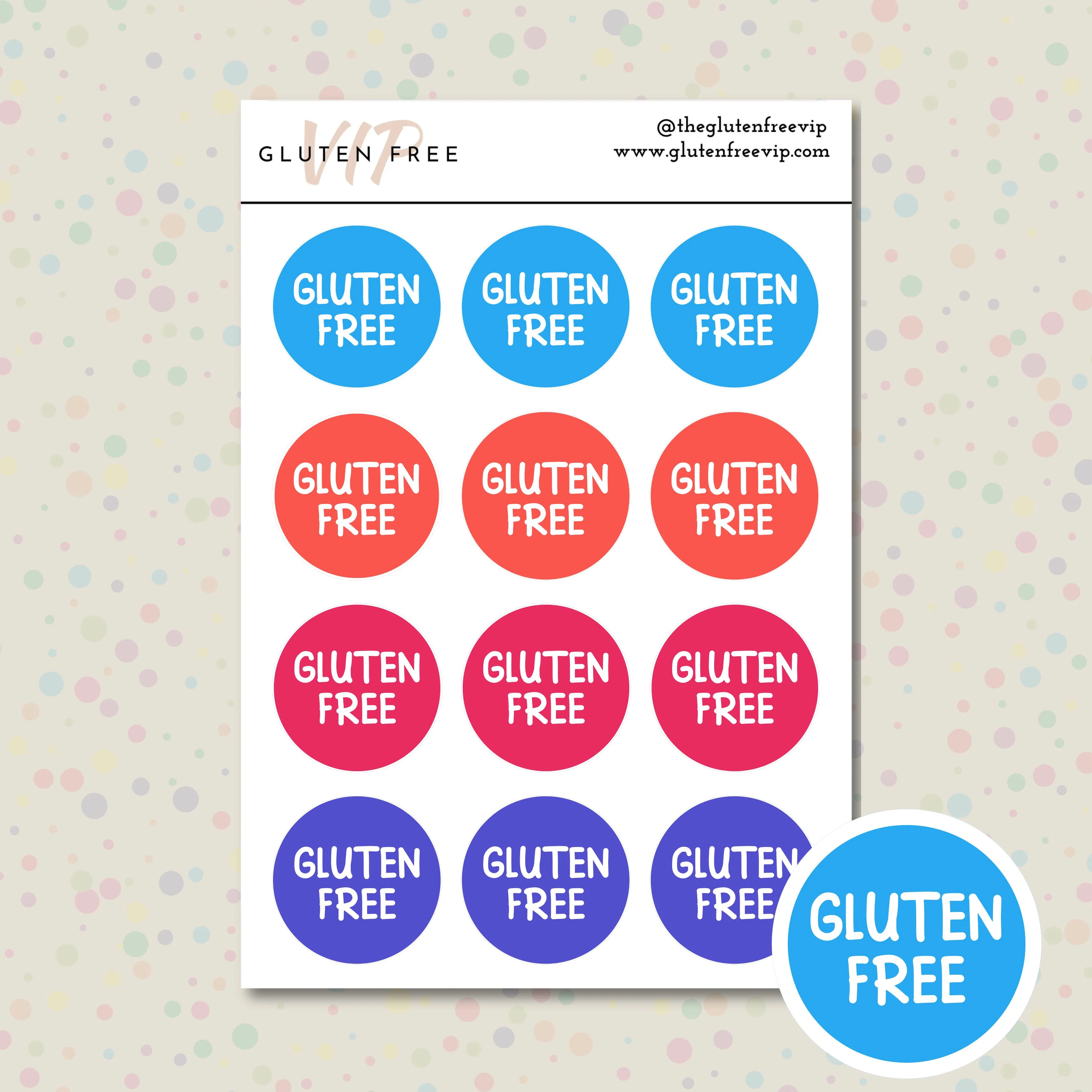 Playtime Pals Gluten Free Labels