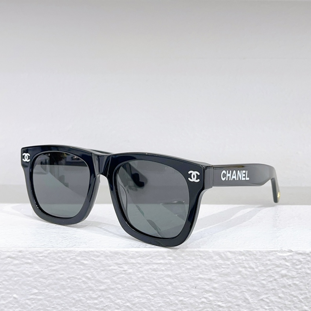 Chanel Thick Round Frame Sunglasses Top Quality