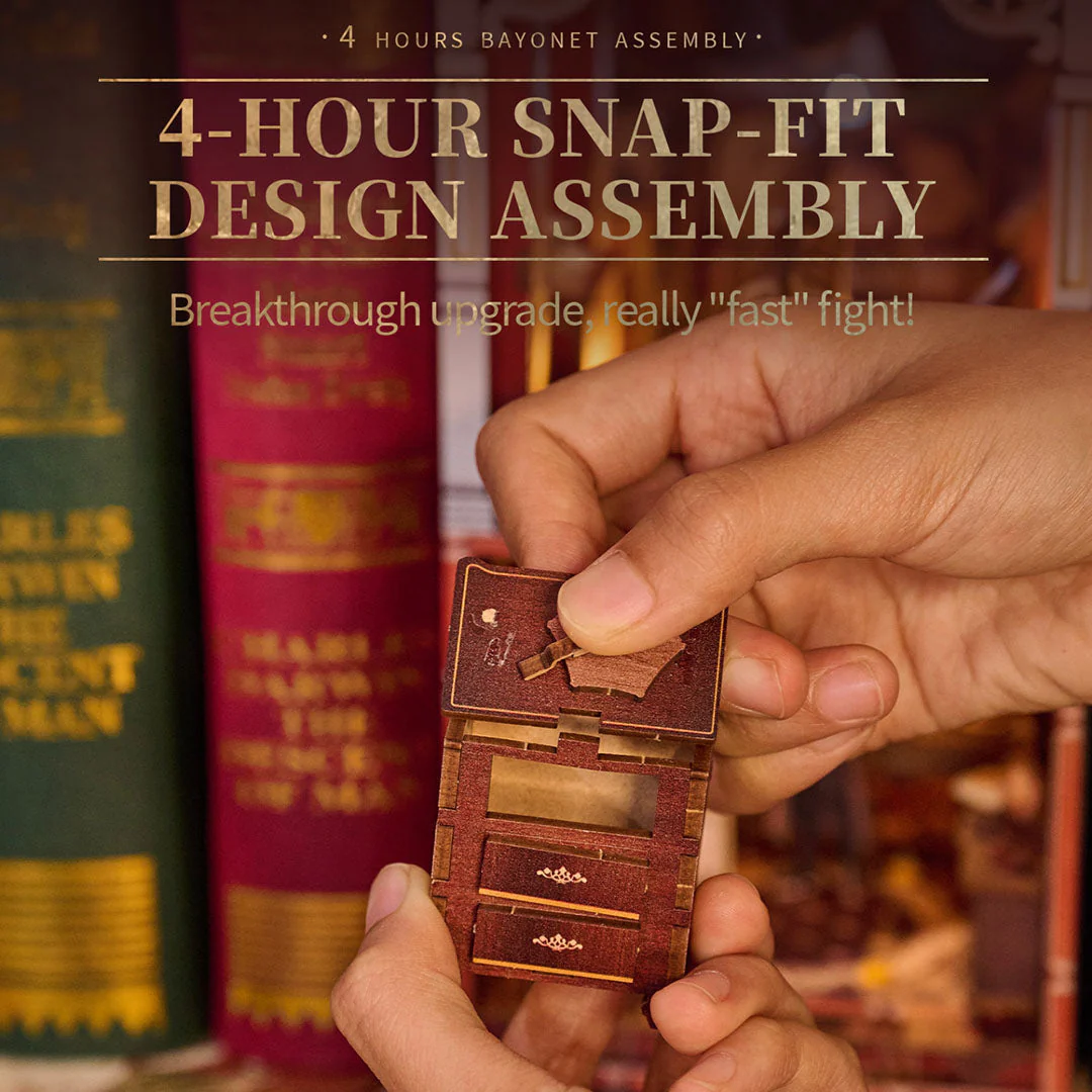 The Museum Mystery DIY Wooden Book Nook