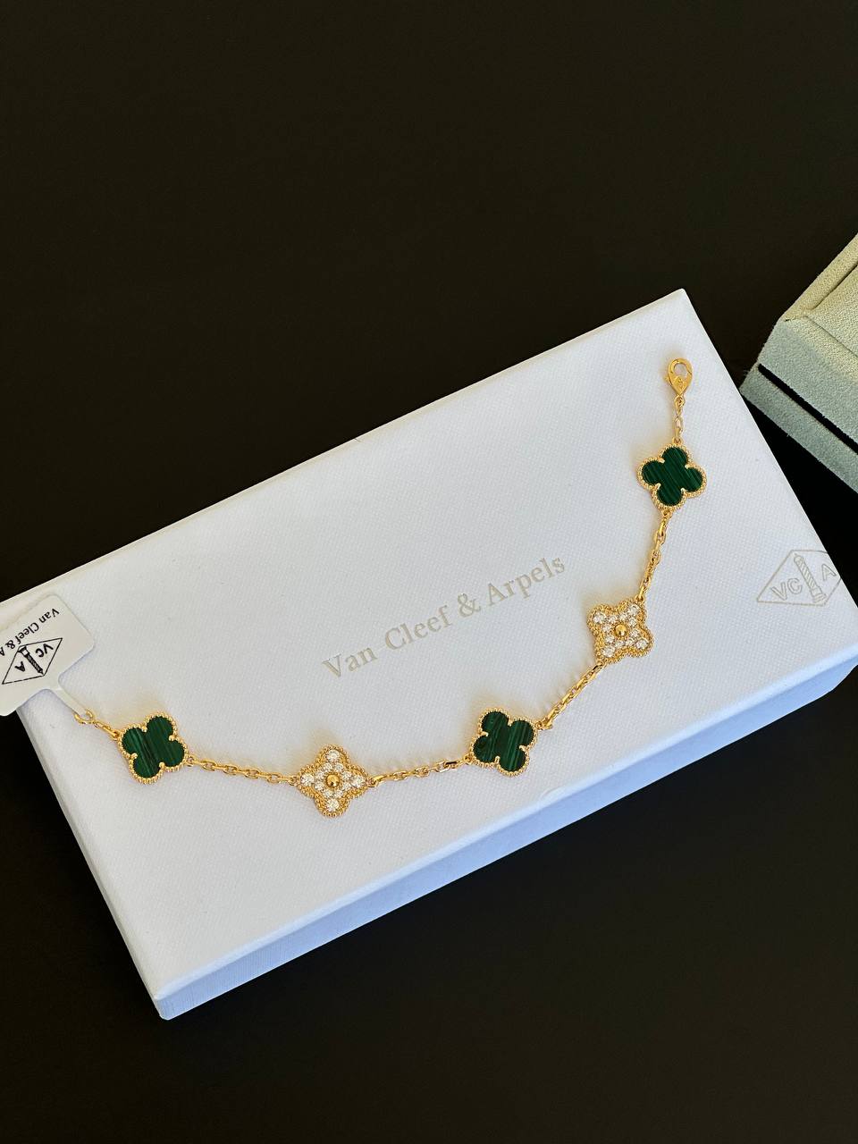 Van Cleef & Arpels Vintage Alhambra Bracelet, 5 Motifs