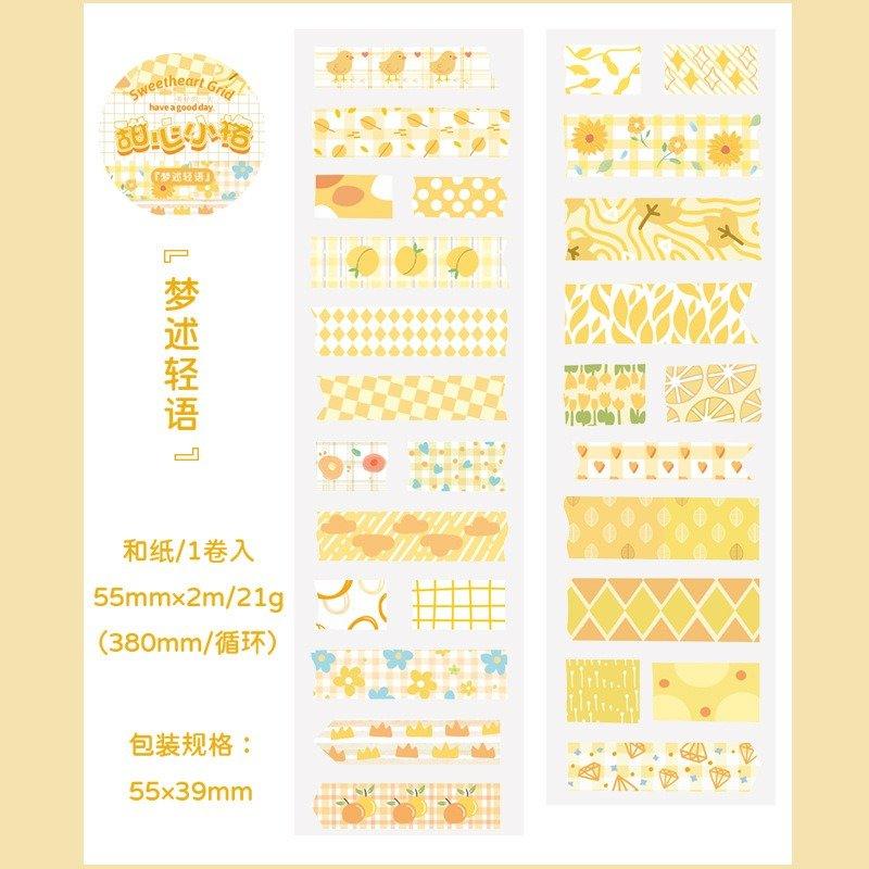 3046 Washiashi Tape Sweetheart Grid Series