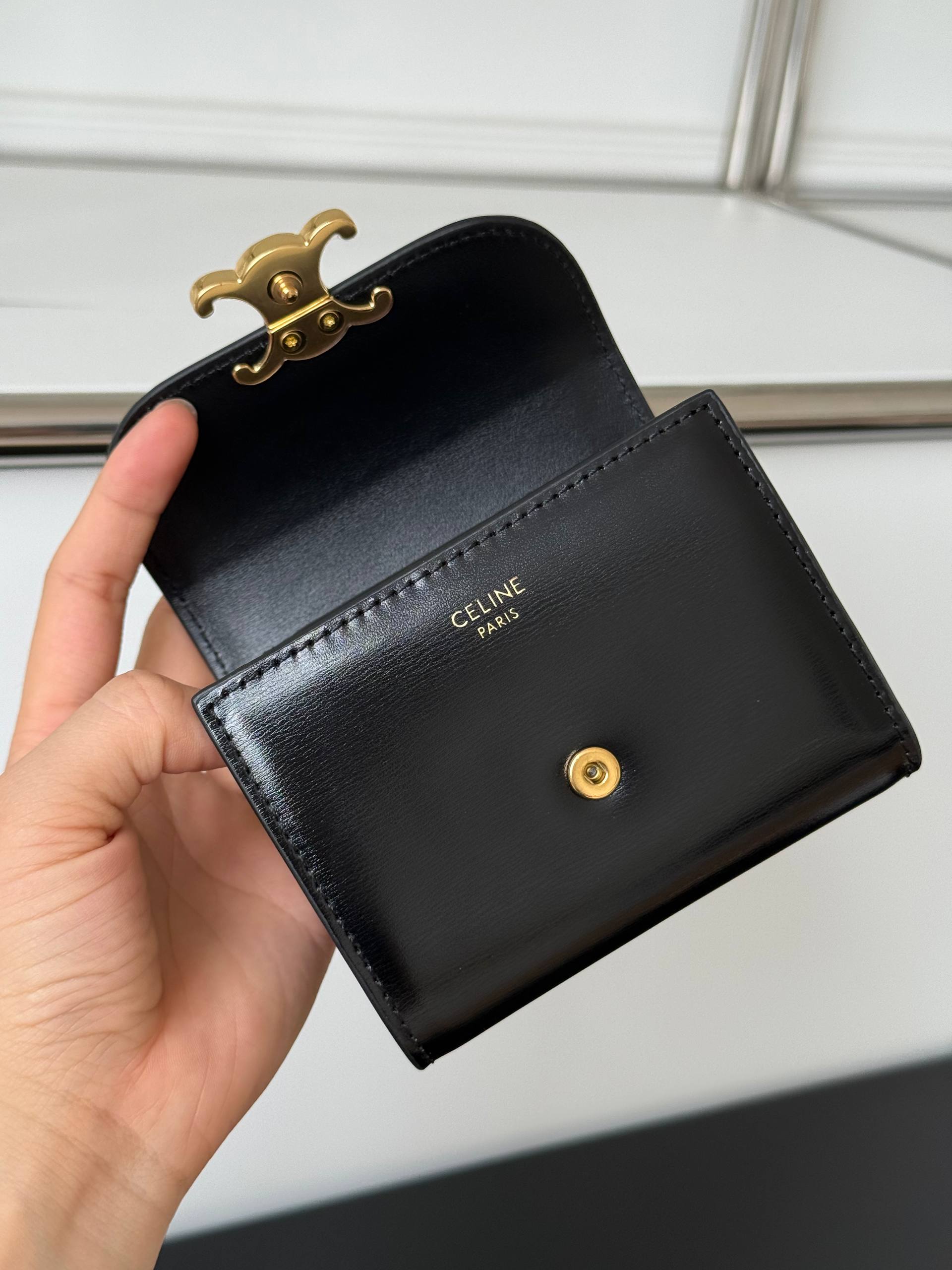 Celine Triomphe Compact Wallet